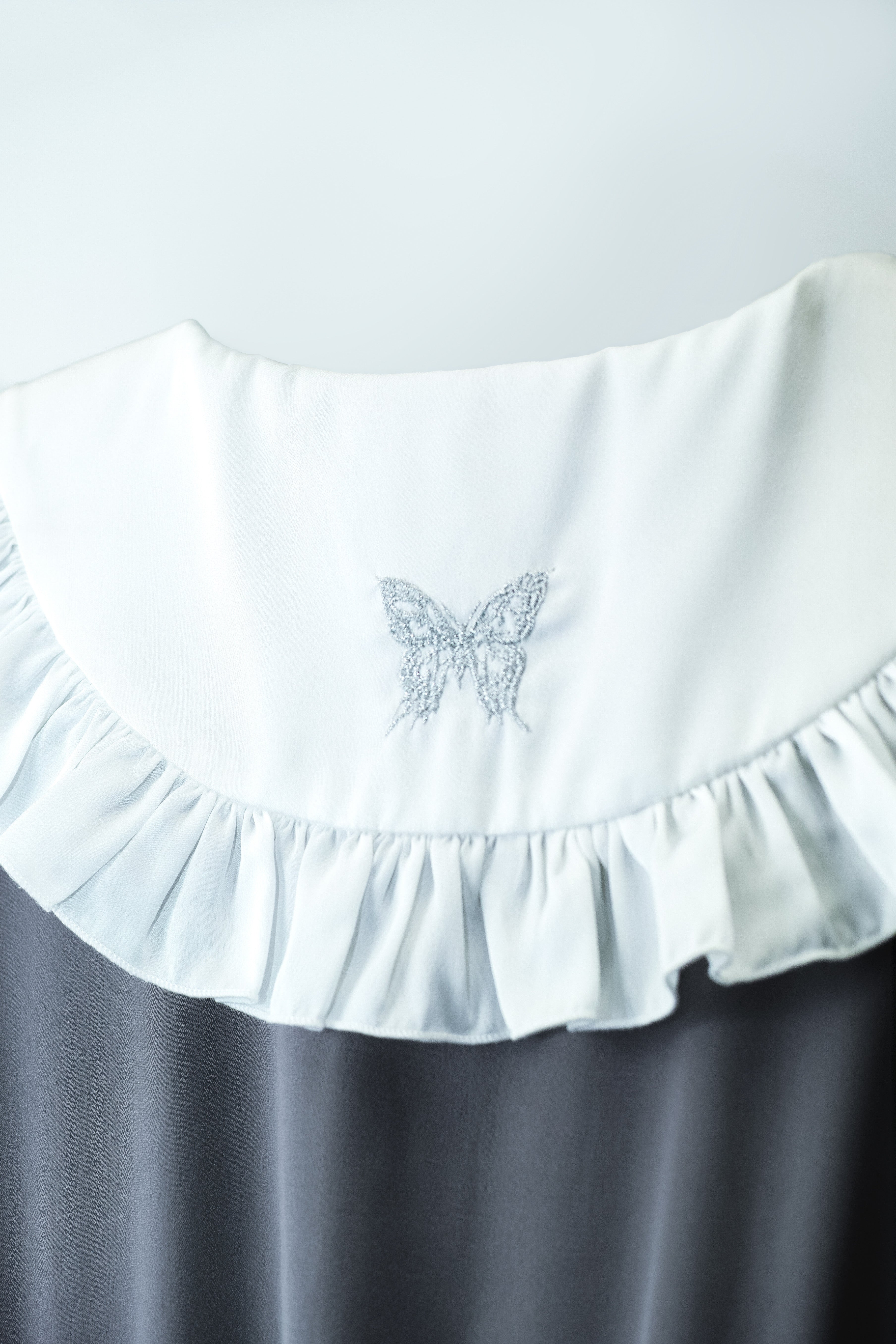 maid doll one-piece gray