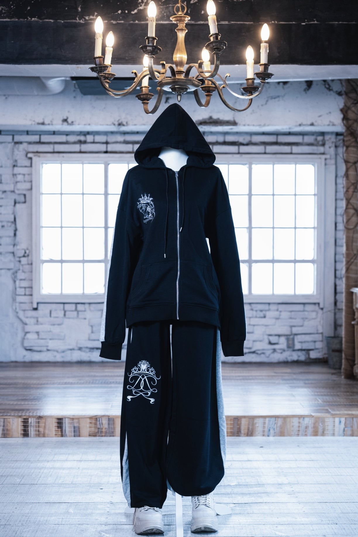 sideline zip setup black