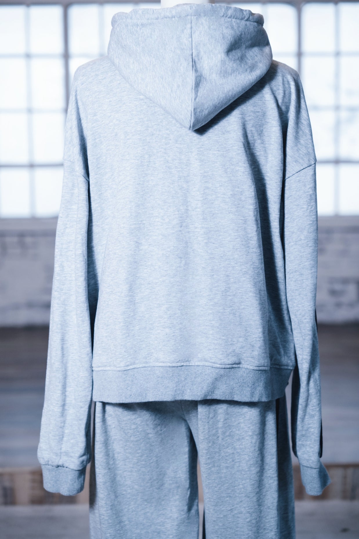 sideline zip hoodie gray