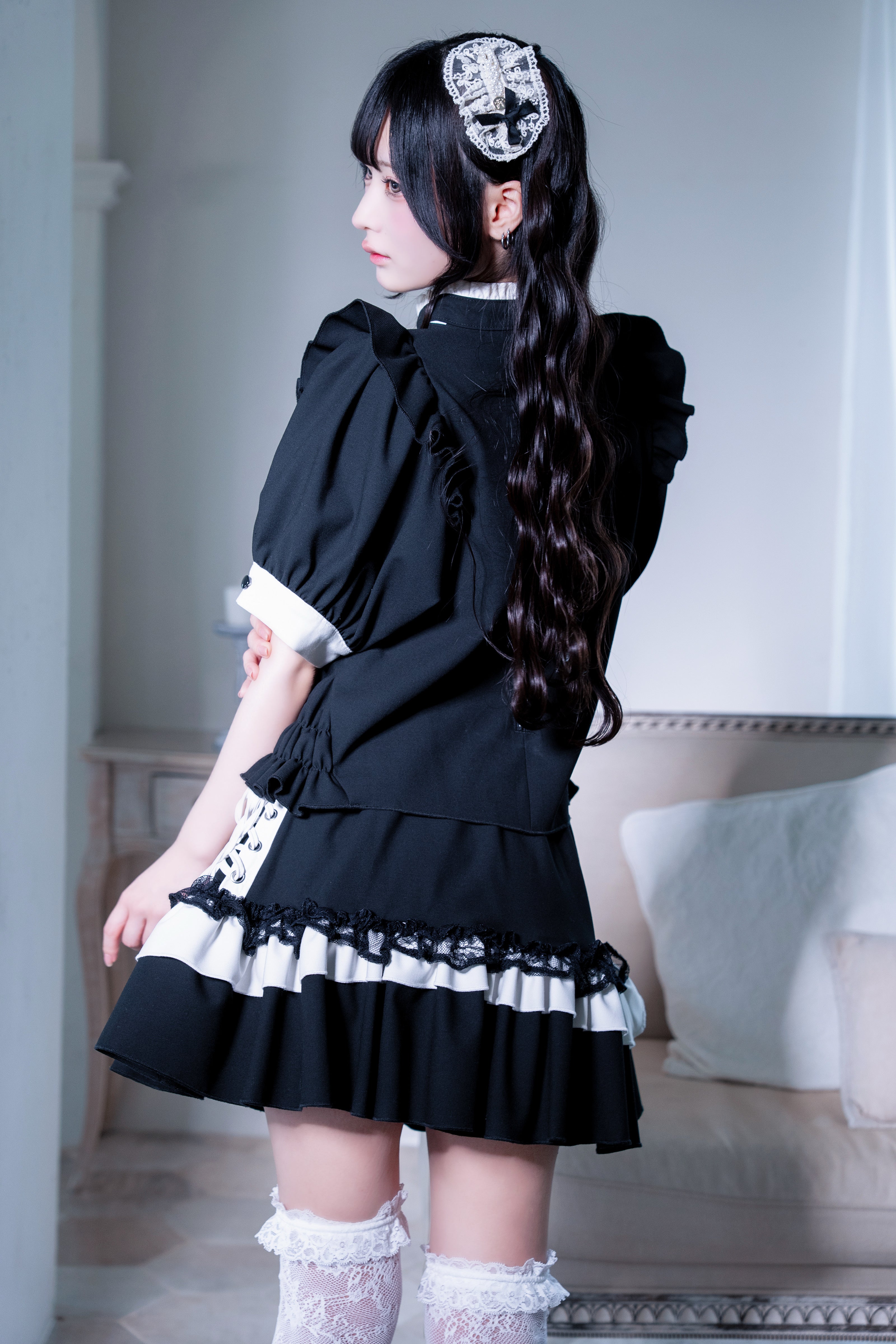 doll maid setup black