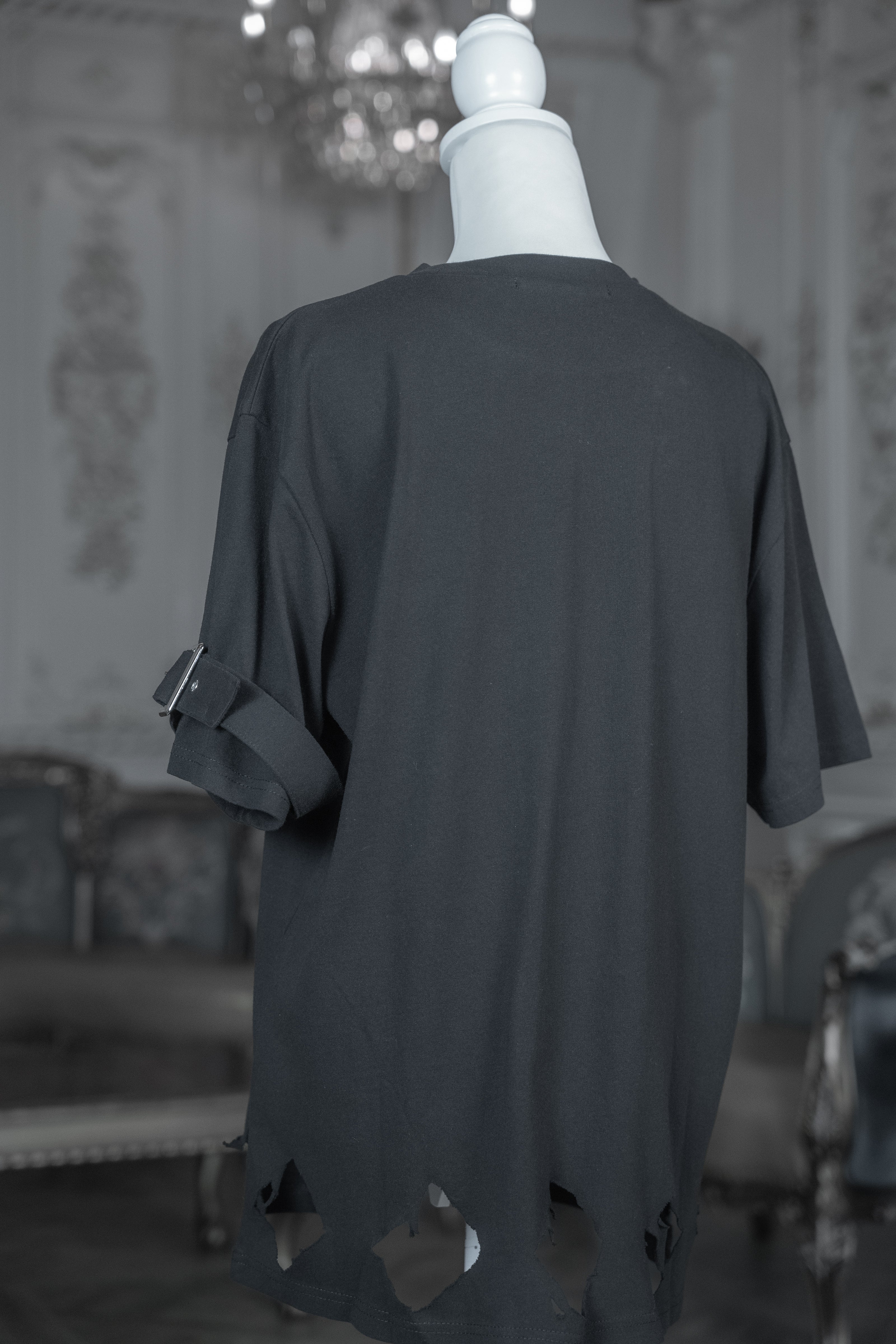 dd moon star Tee black