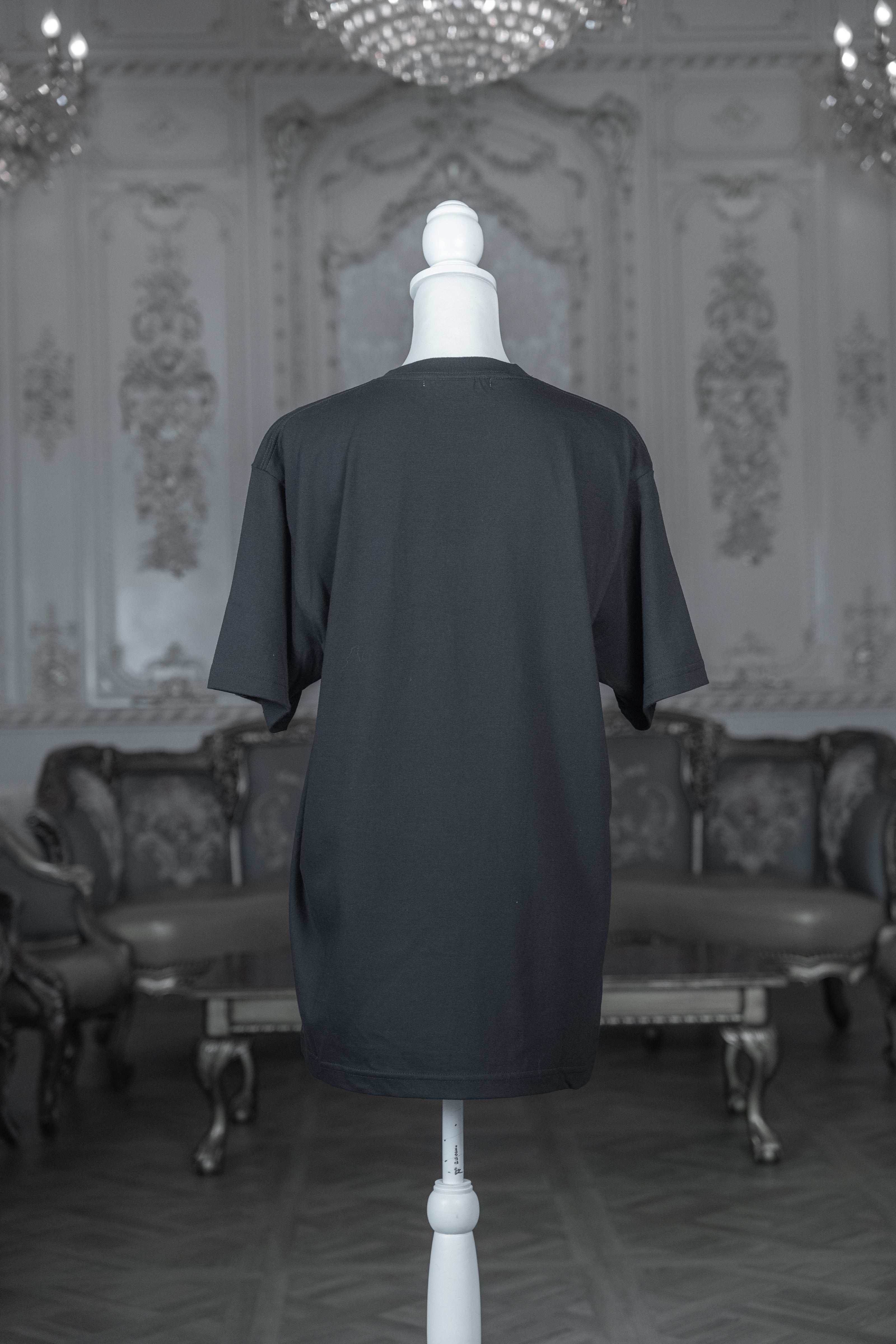 1st anniversary cat Tee black