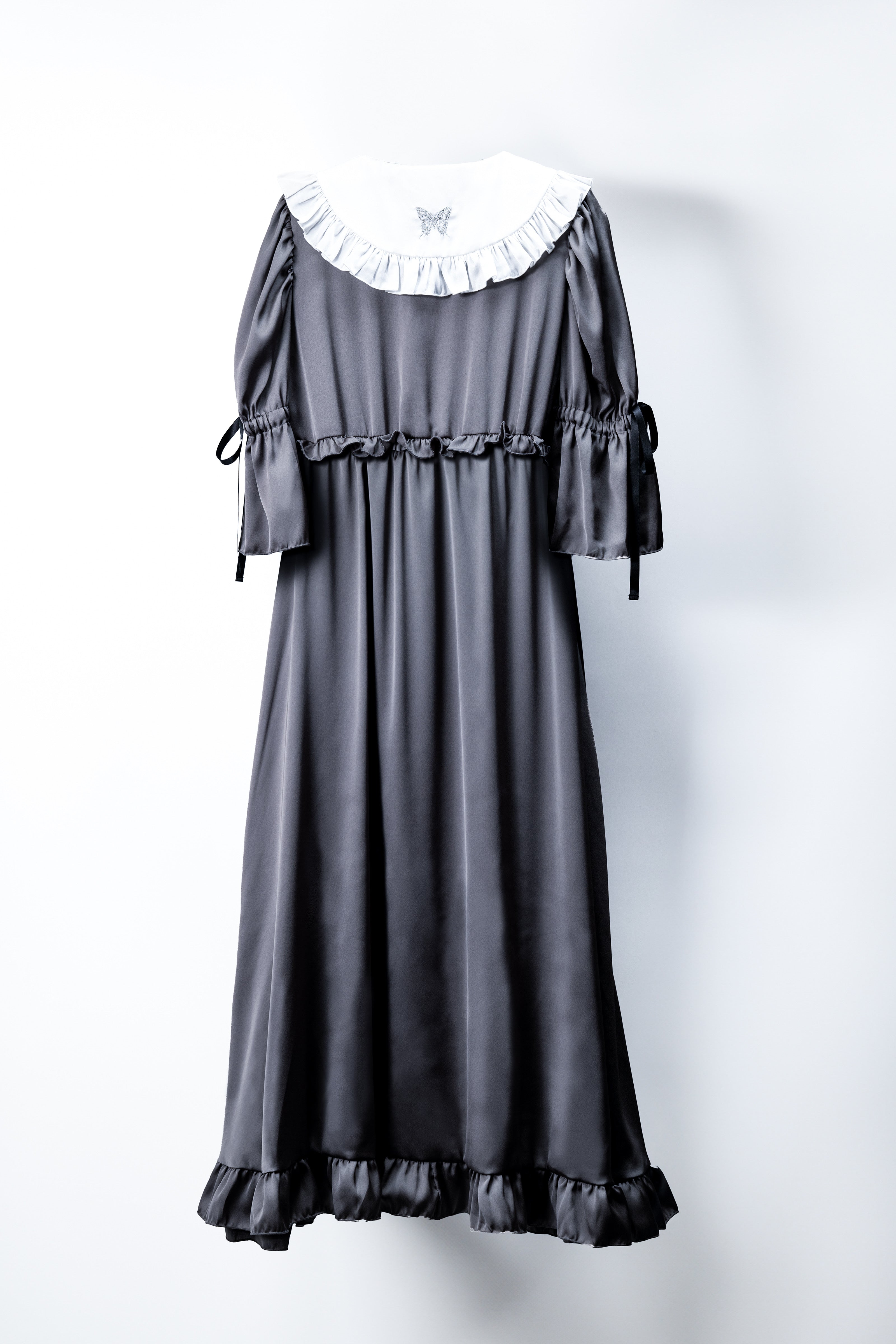 maid doll one-piece gray