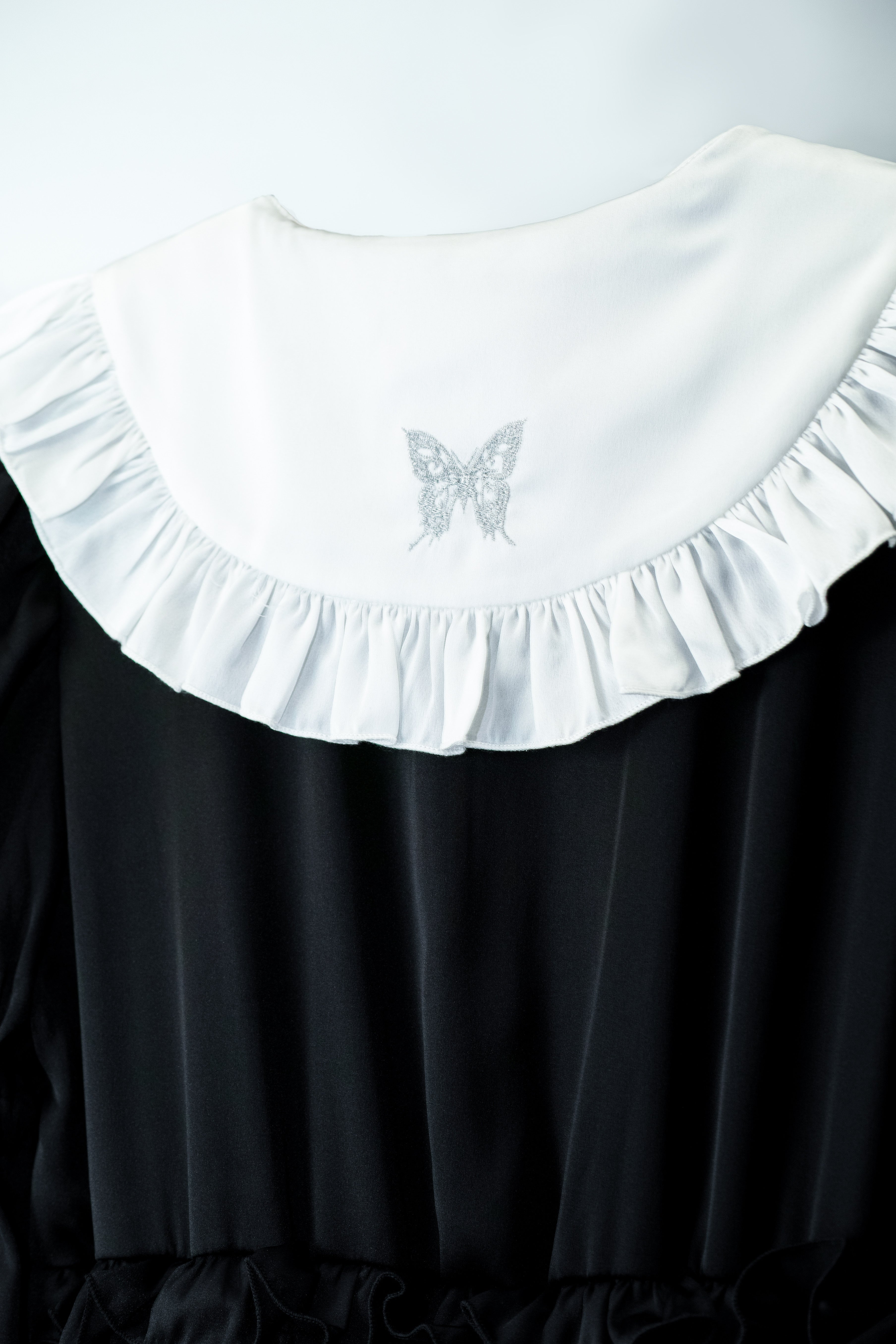 maid doll one-piece black