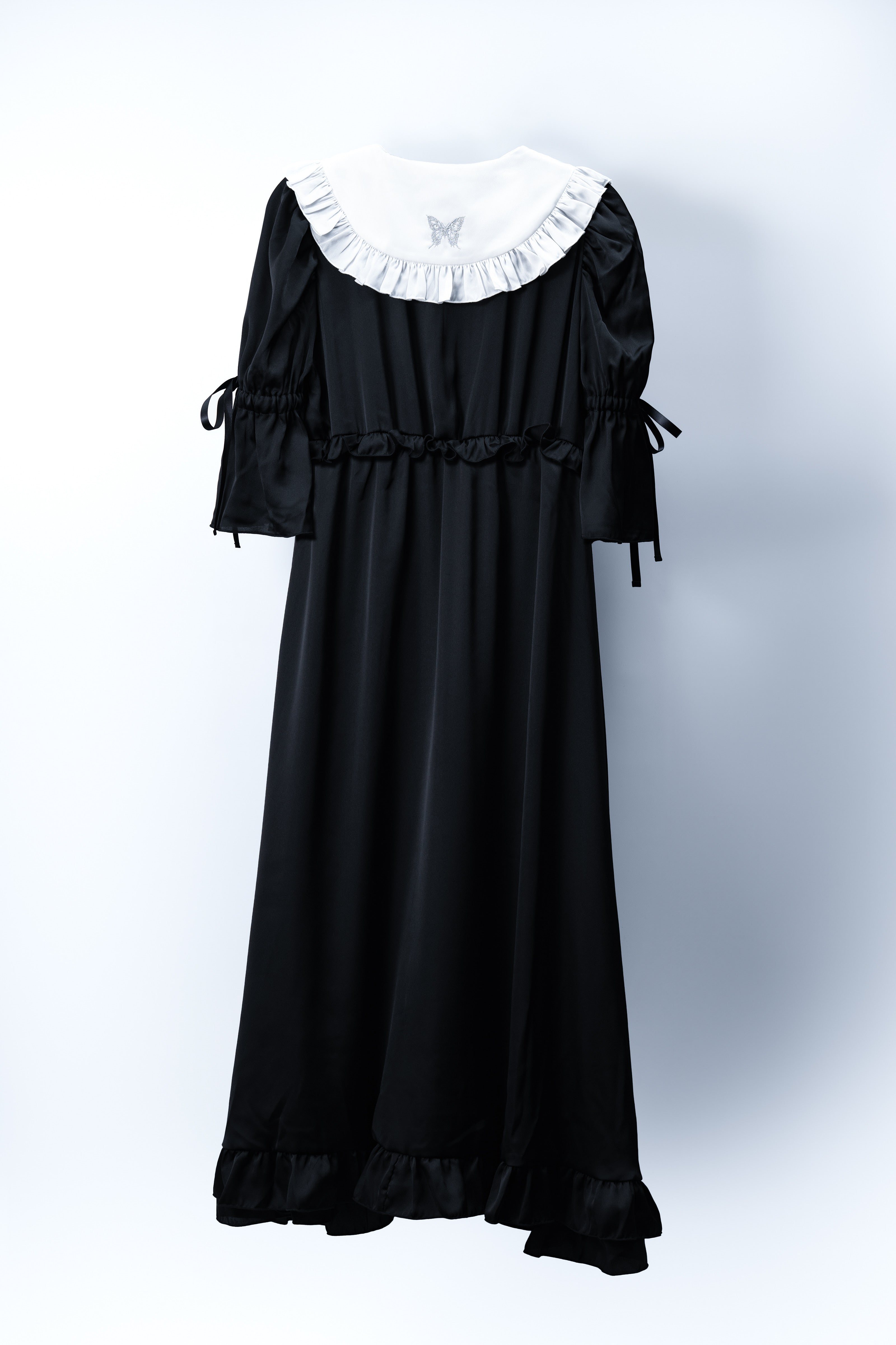 maid doll one-piece black