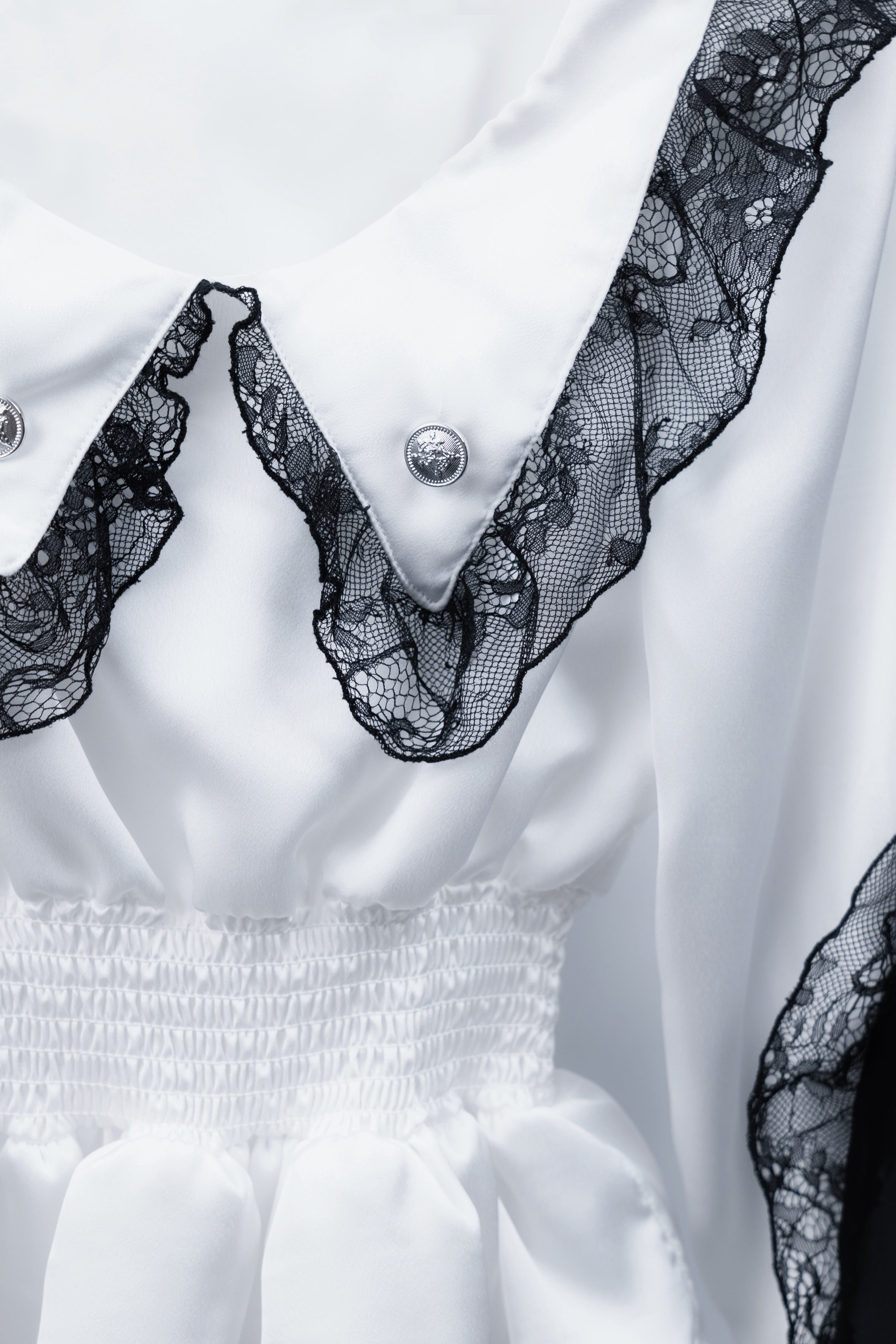 sailor collar frill doll tops white