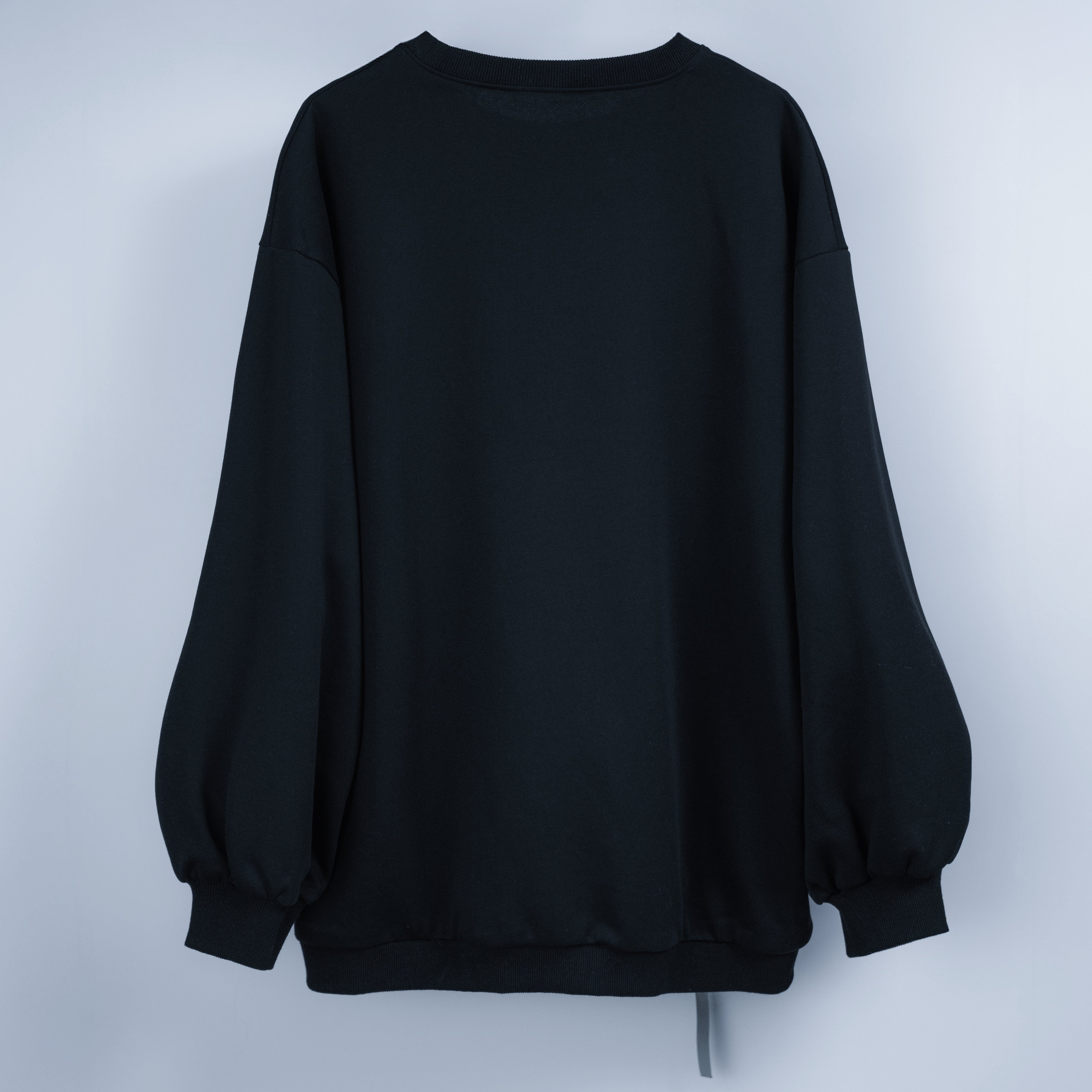doll cat ribon sweat black