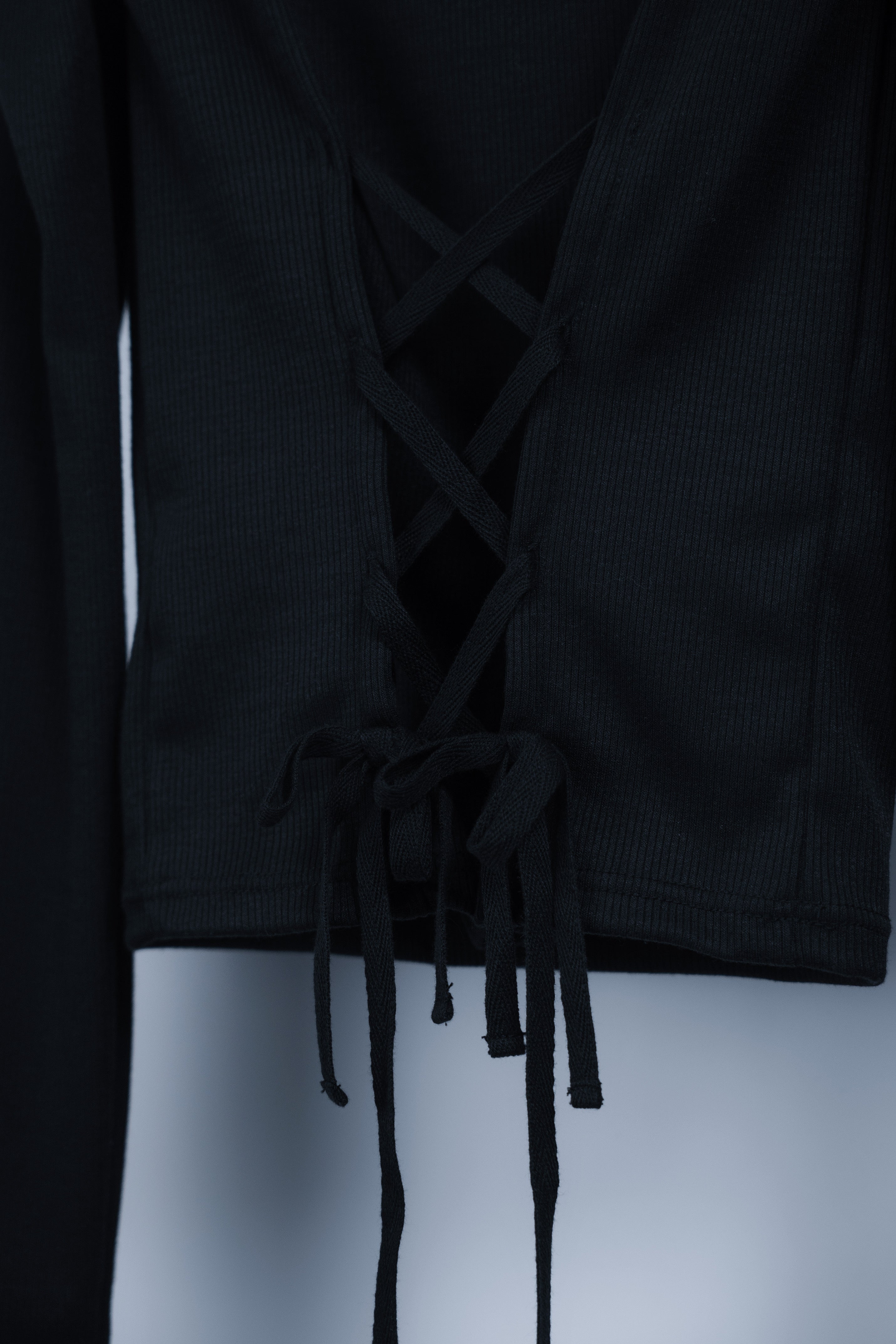 back ribbon doll knit black