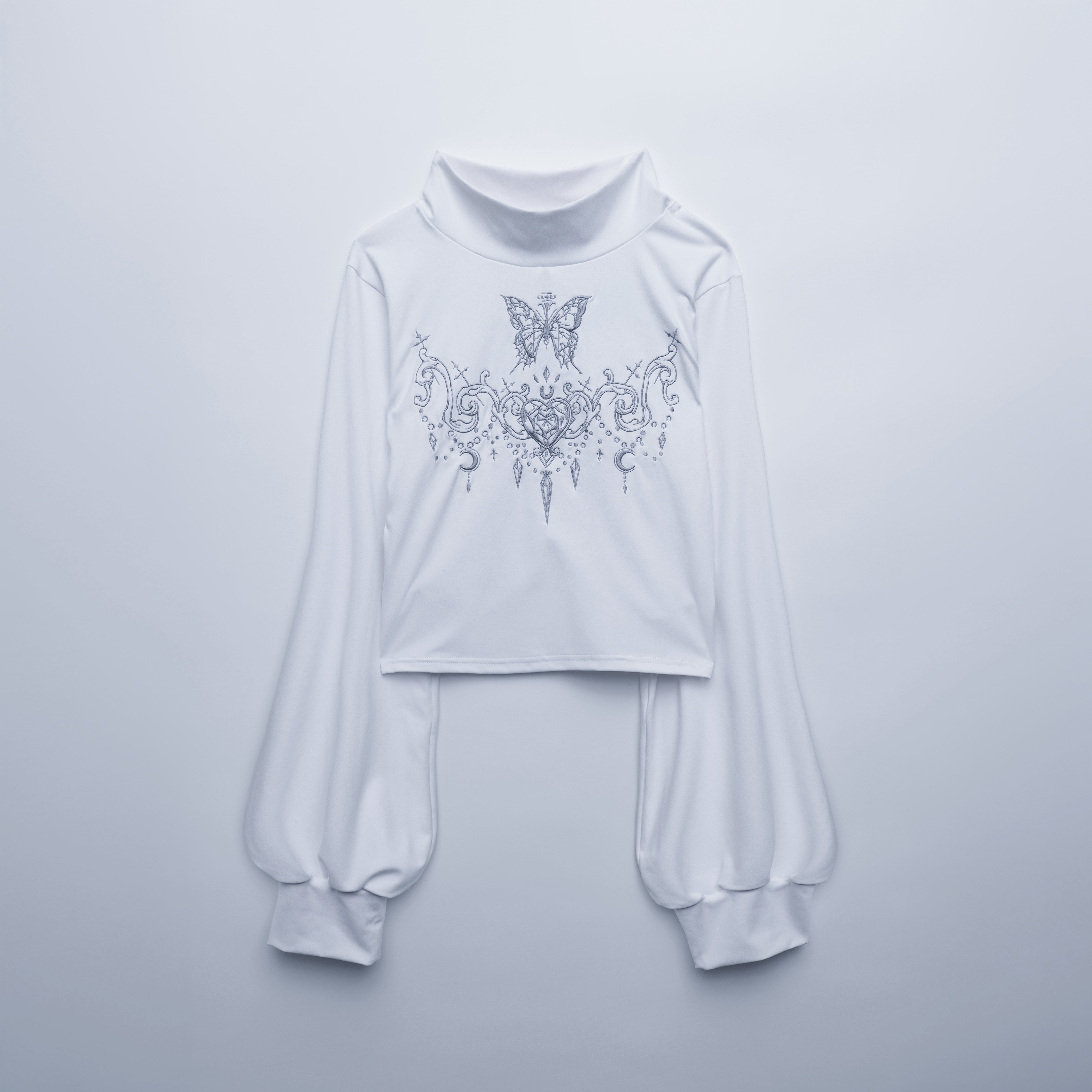 dd butterfly cut sew white