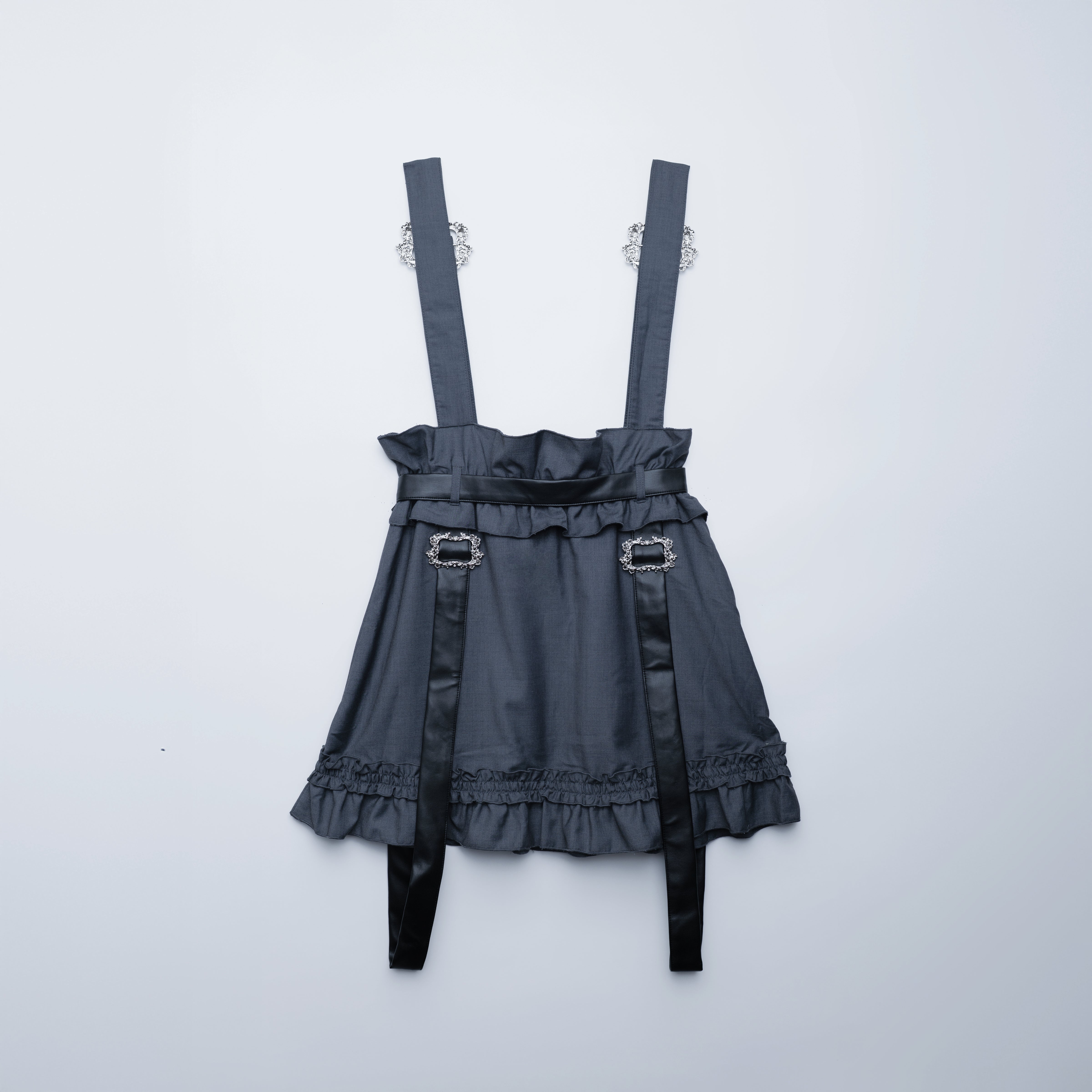 frill doll suspender skirt gray