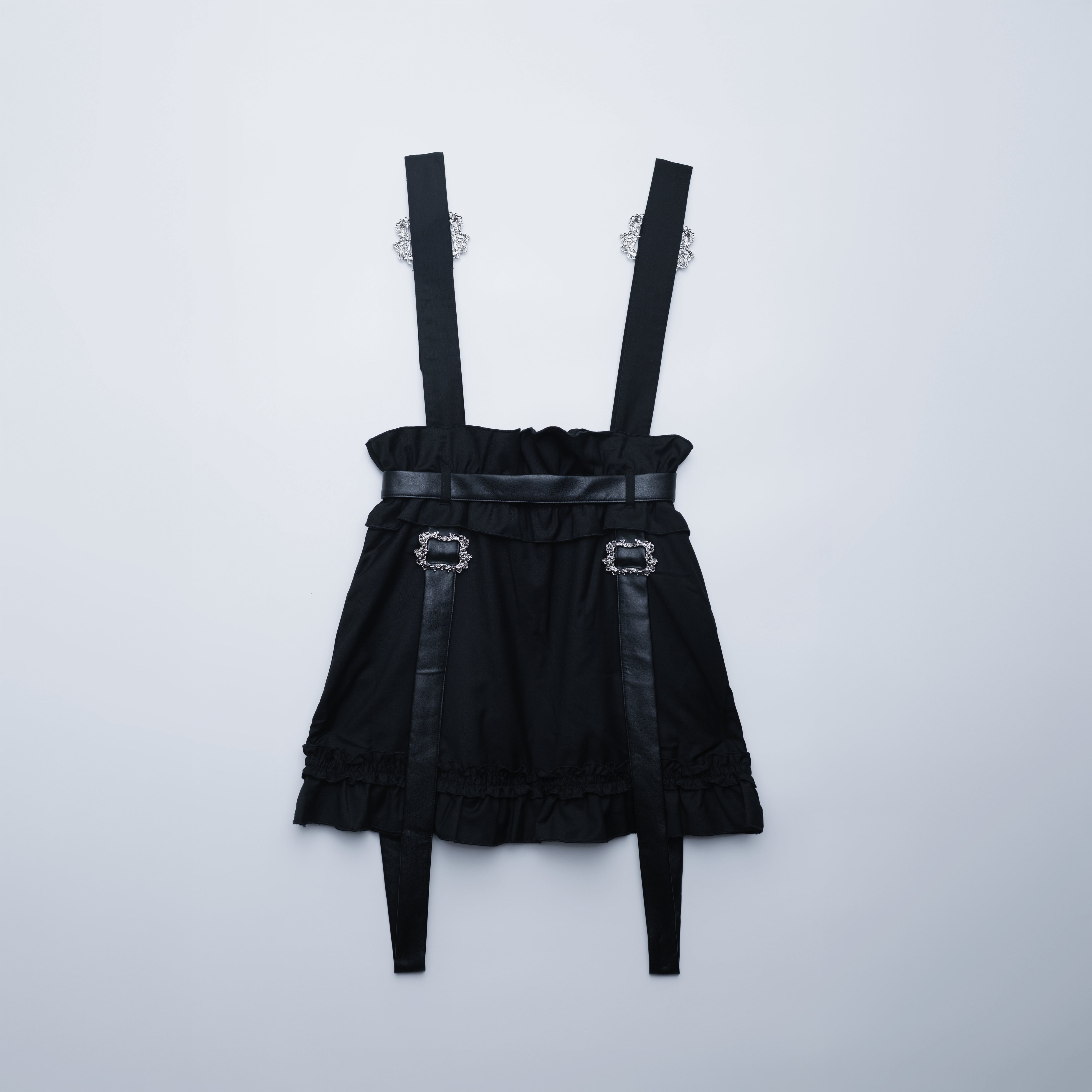 frill doll suspender skirt black