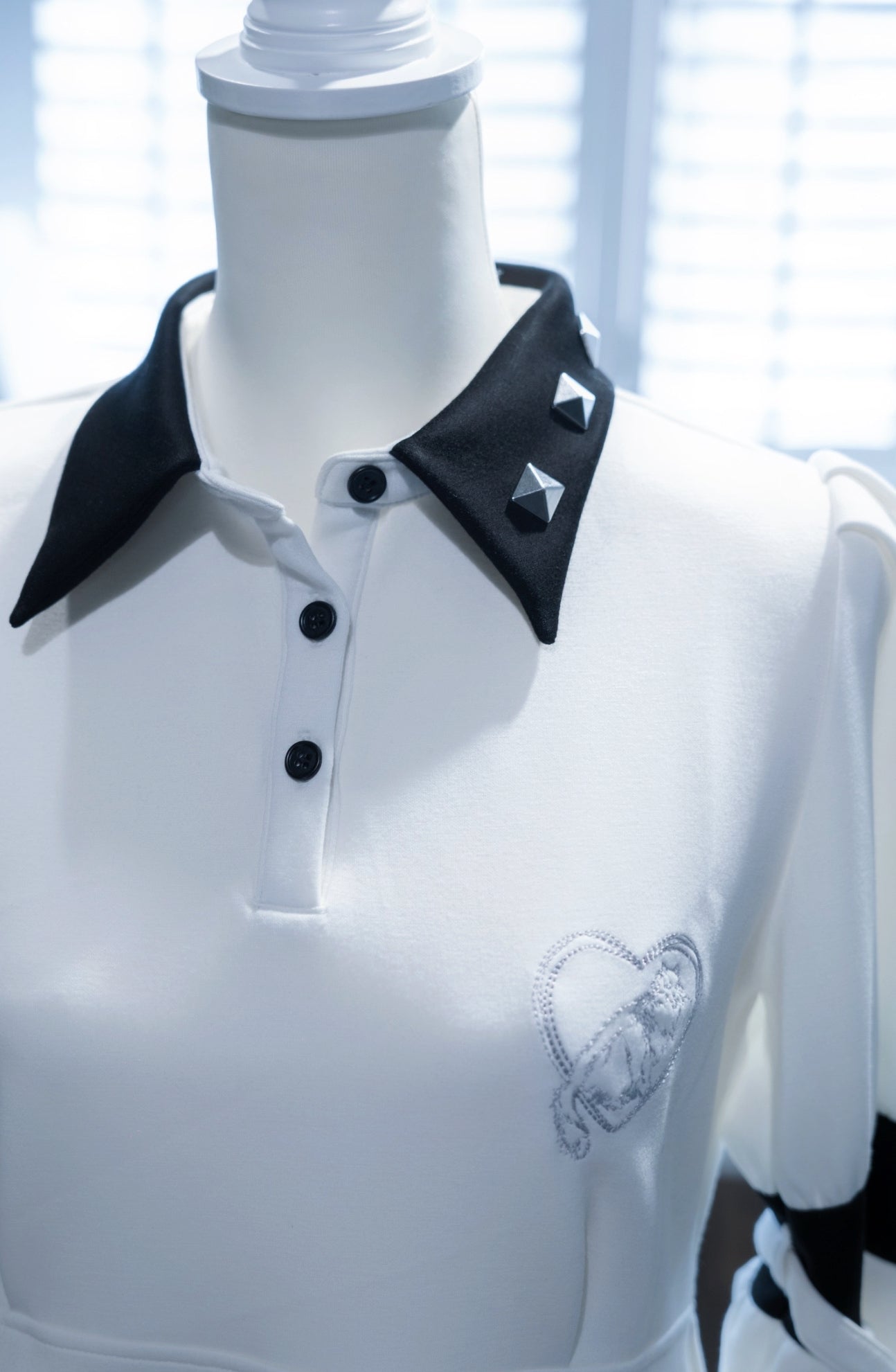 doll polo cat one-piece white