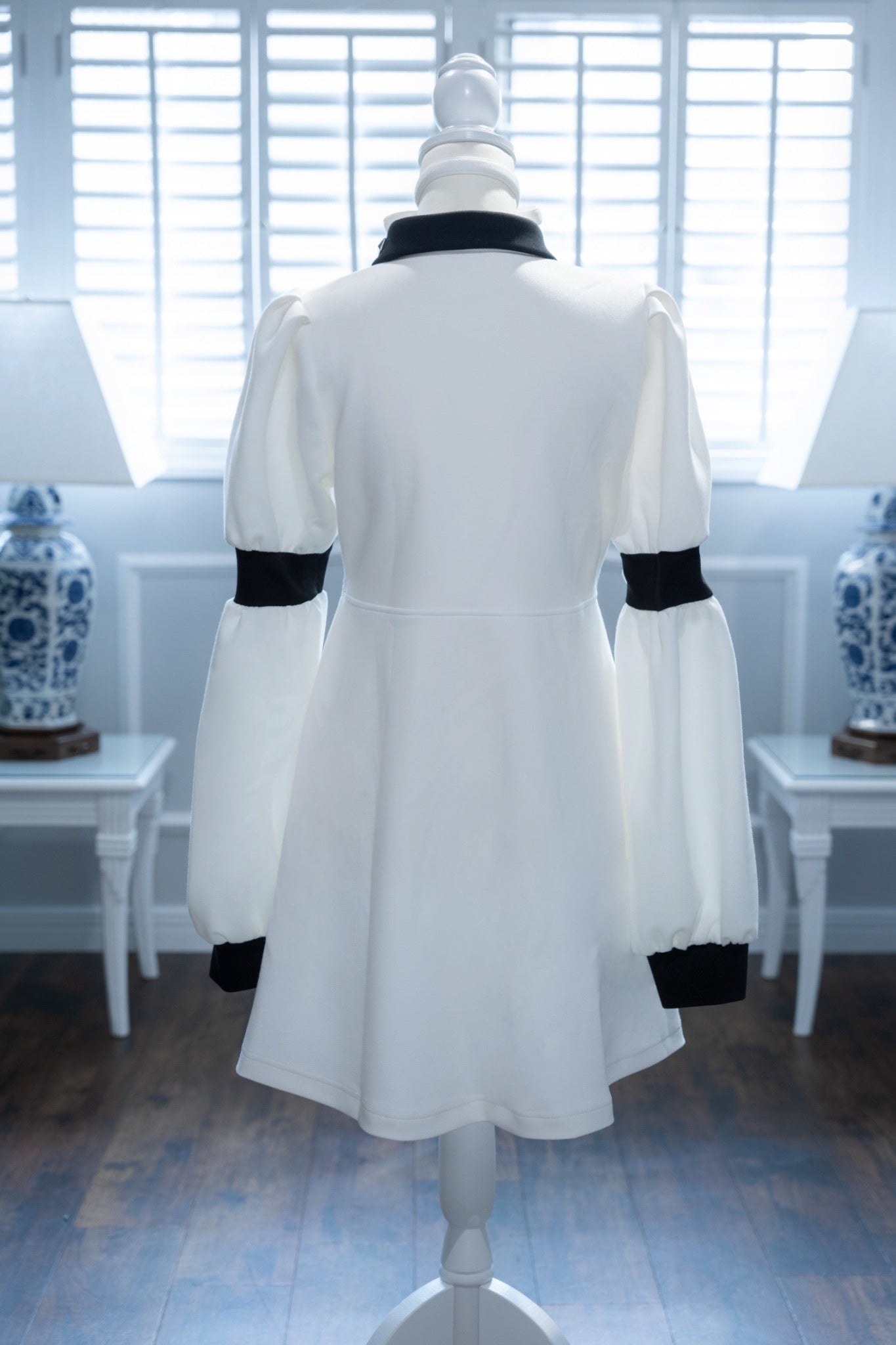 doll polo cat one-piece white