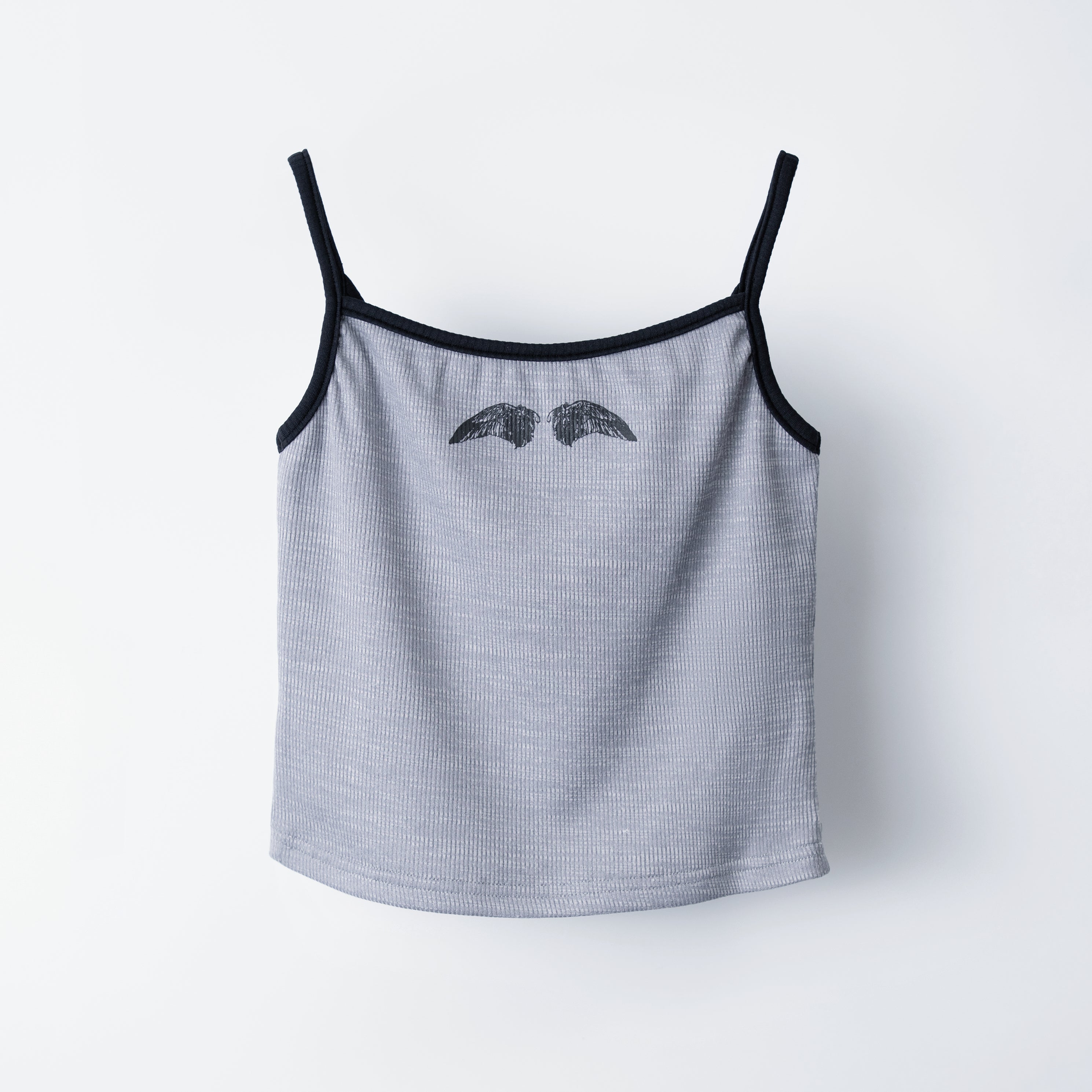 dd cat crown short camisole gray