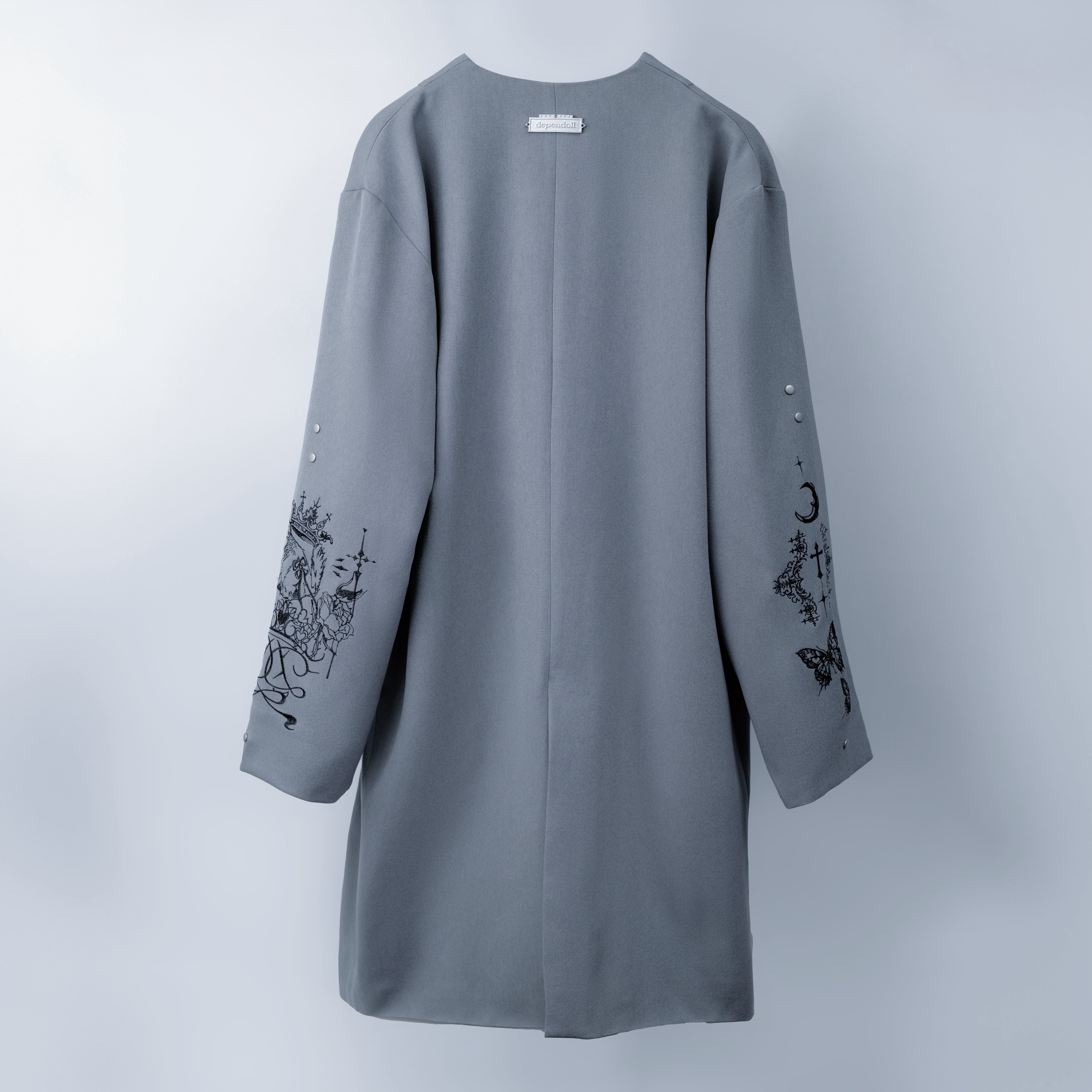 dd cat stitch coat gray