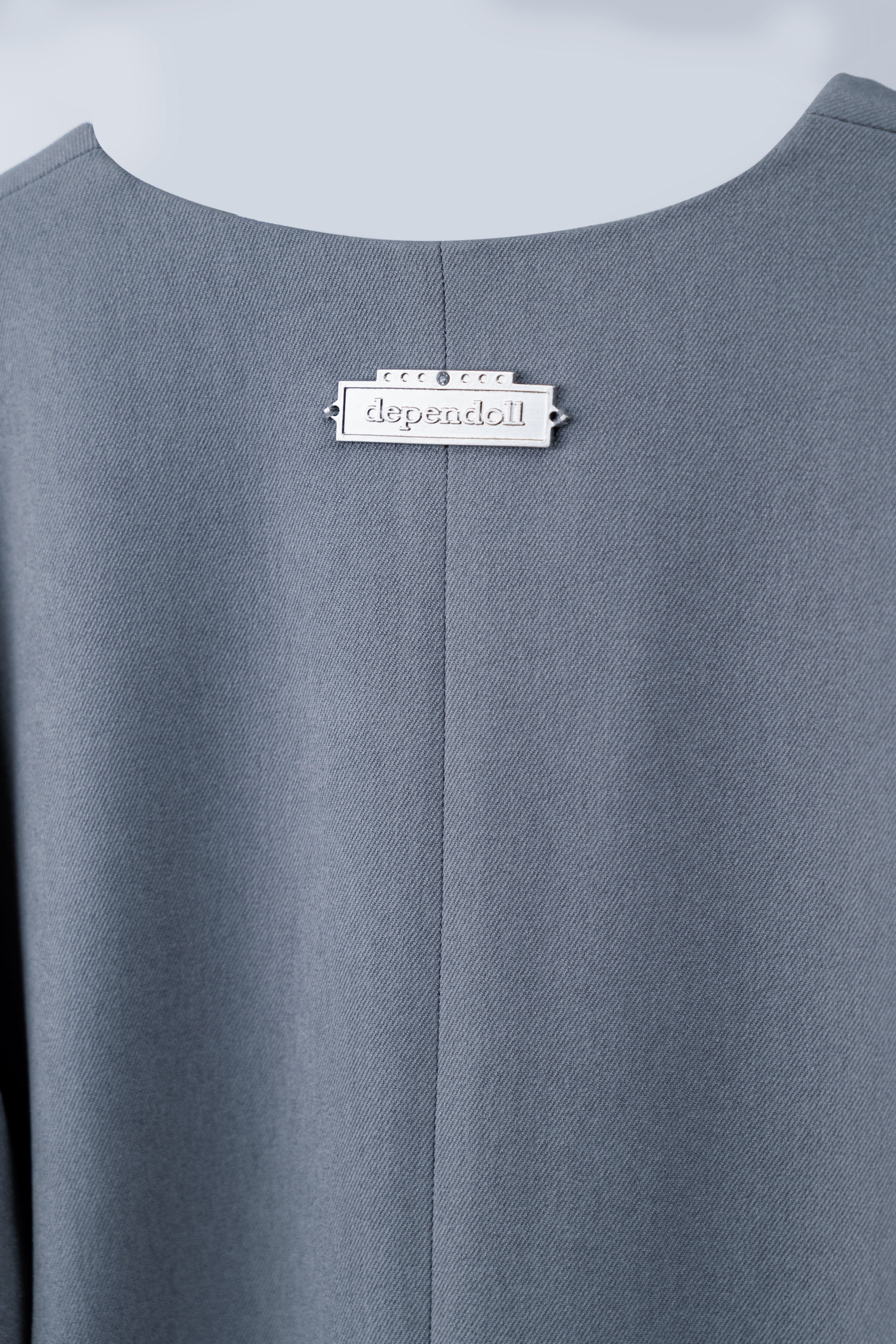 dd cat stitch coat gray