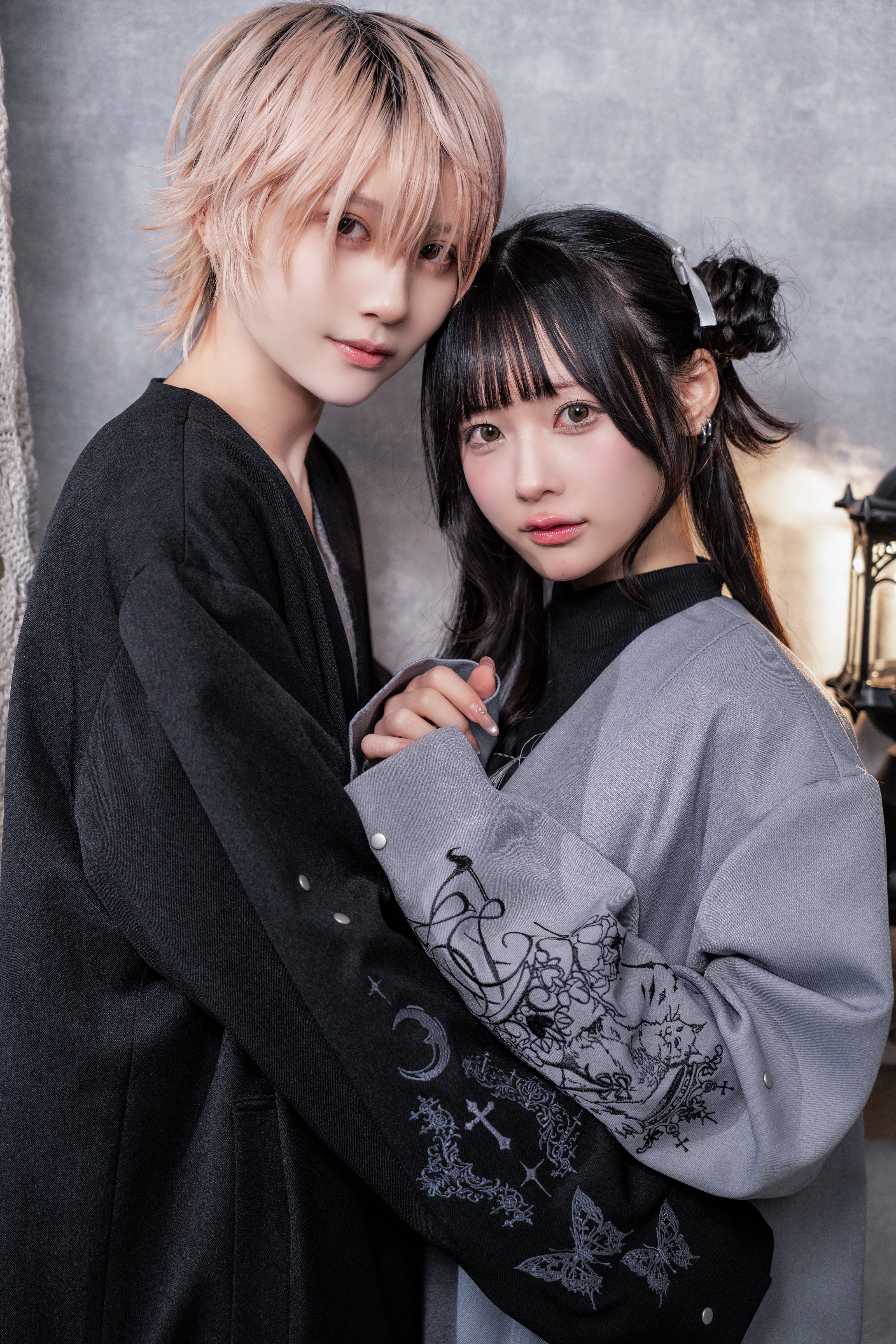 dd cat stitch coat black