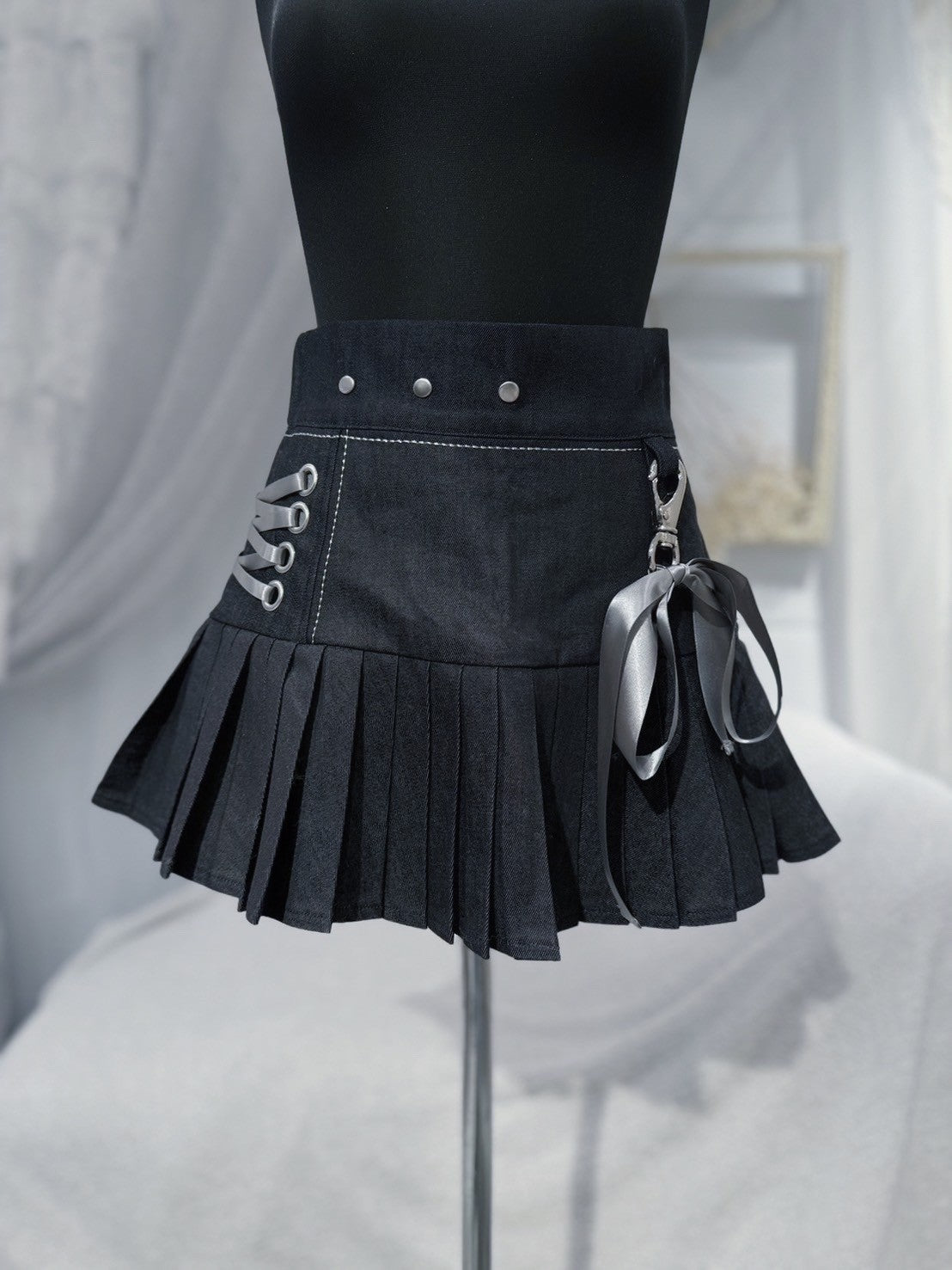dd stitch pleats skirt