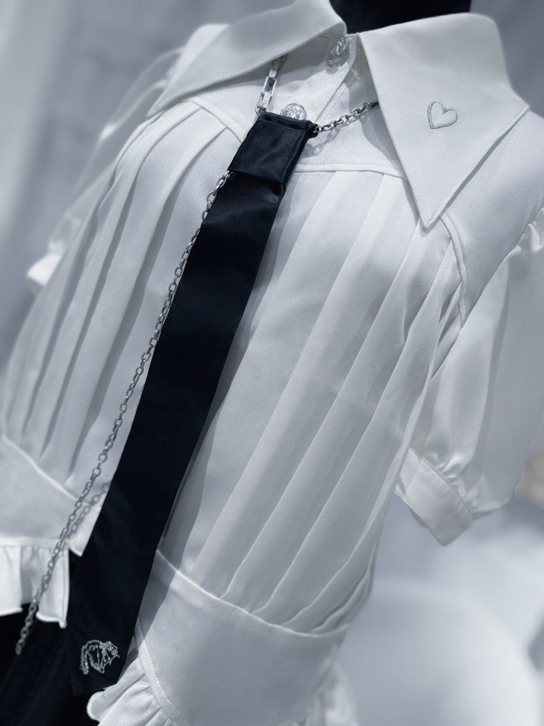 dd chain necktie black