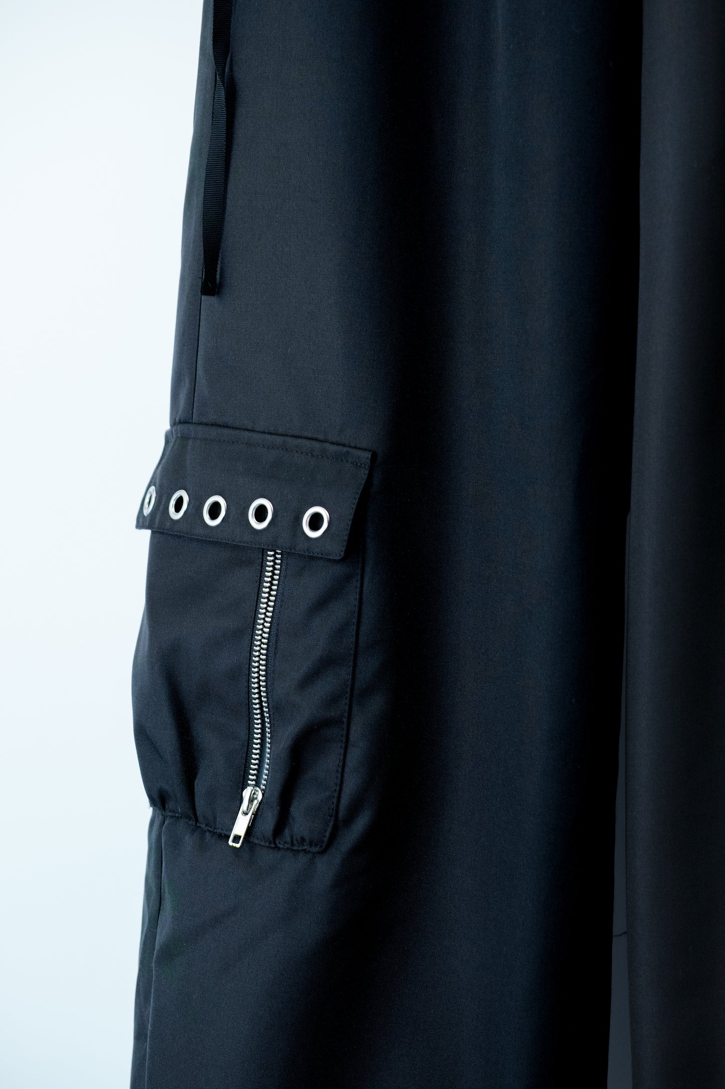 dd zip cargo pants black