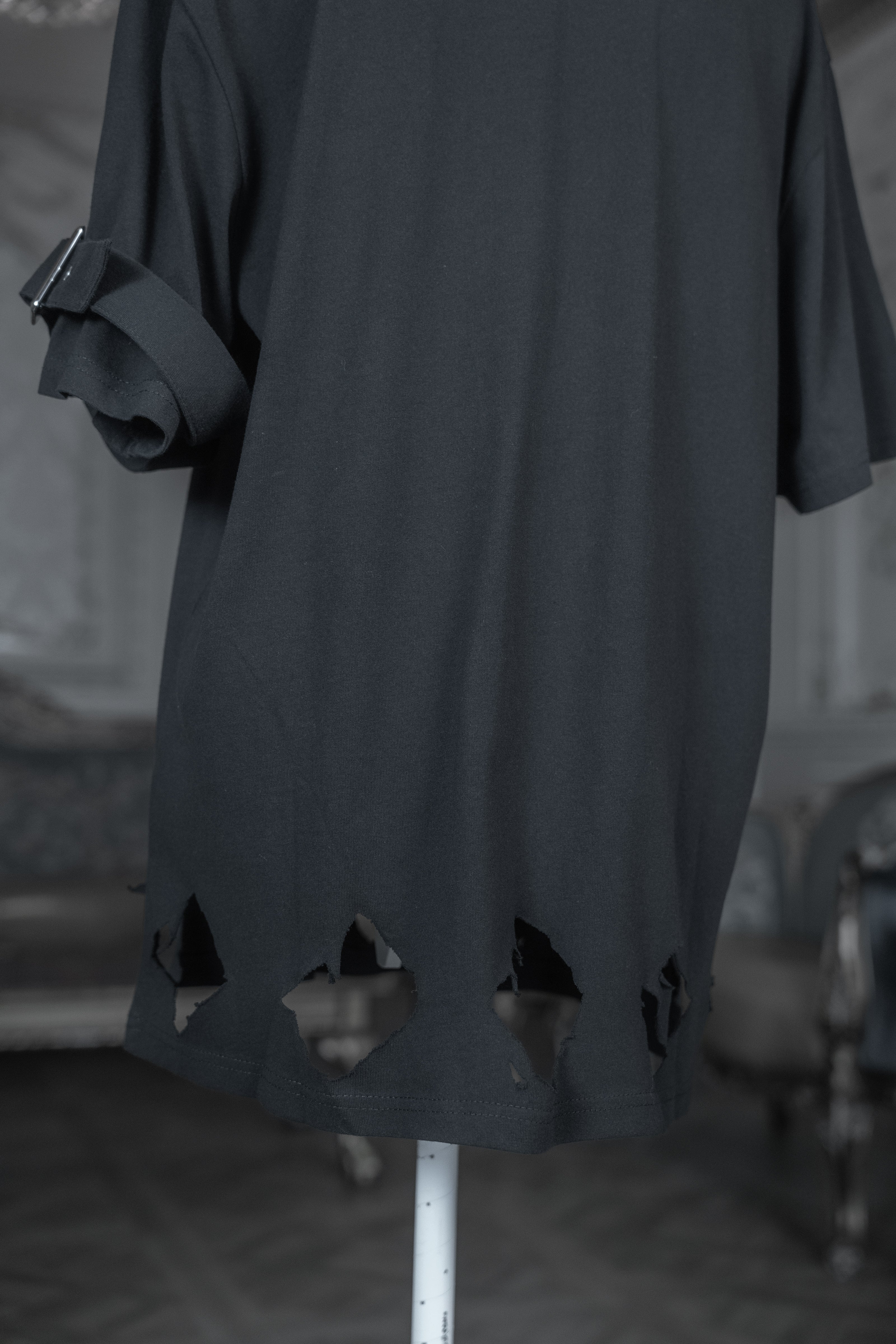 dd moon star Tee black