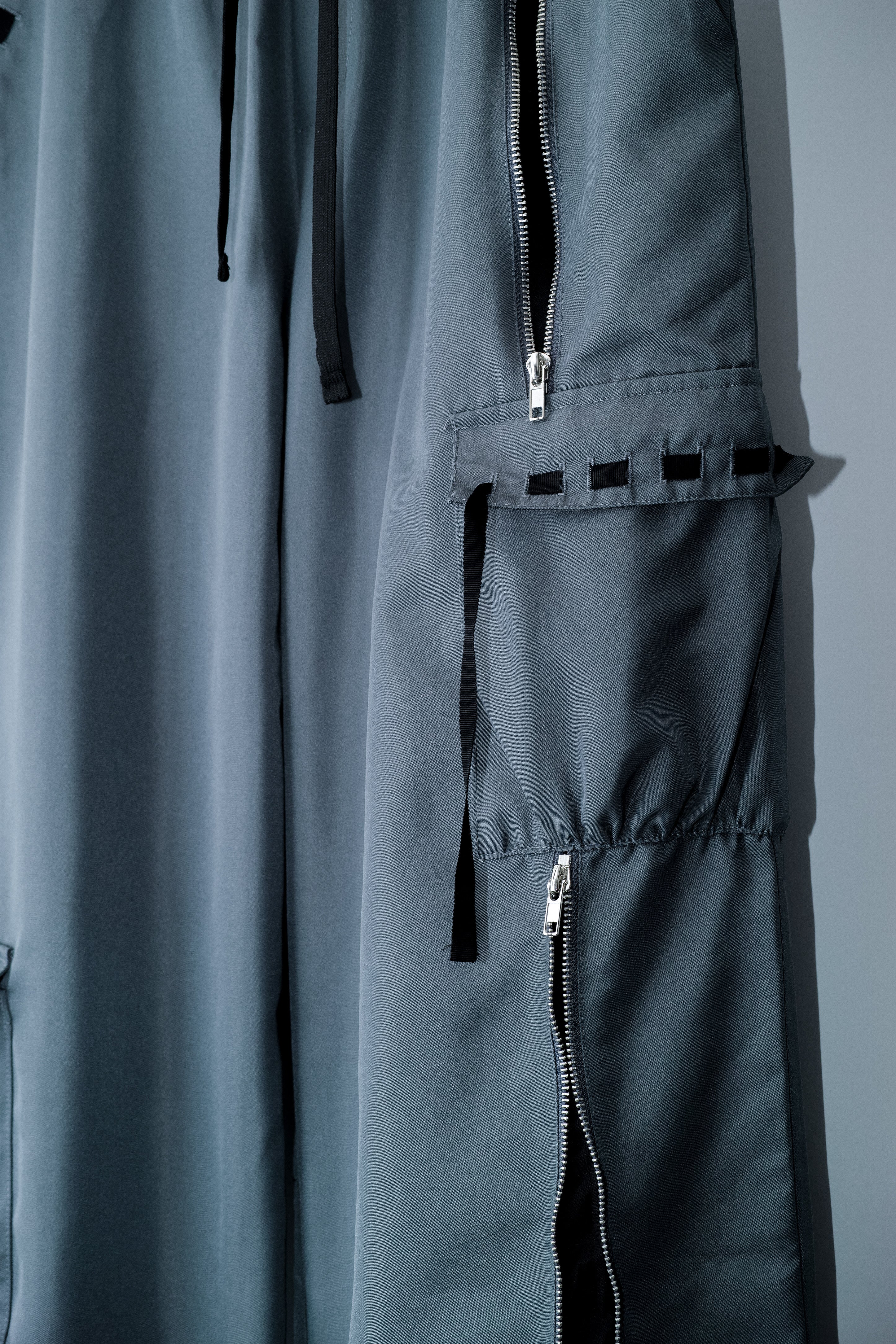 dd zip cargo pants gray
