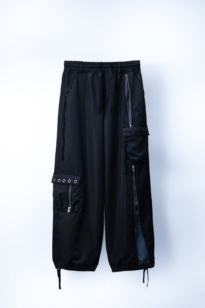 dd zip cargo pants black