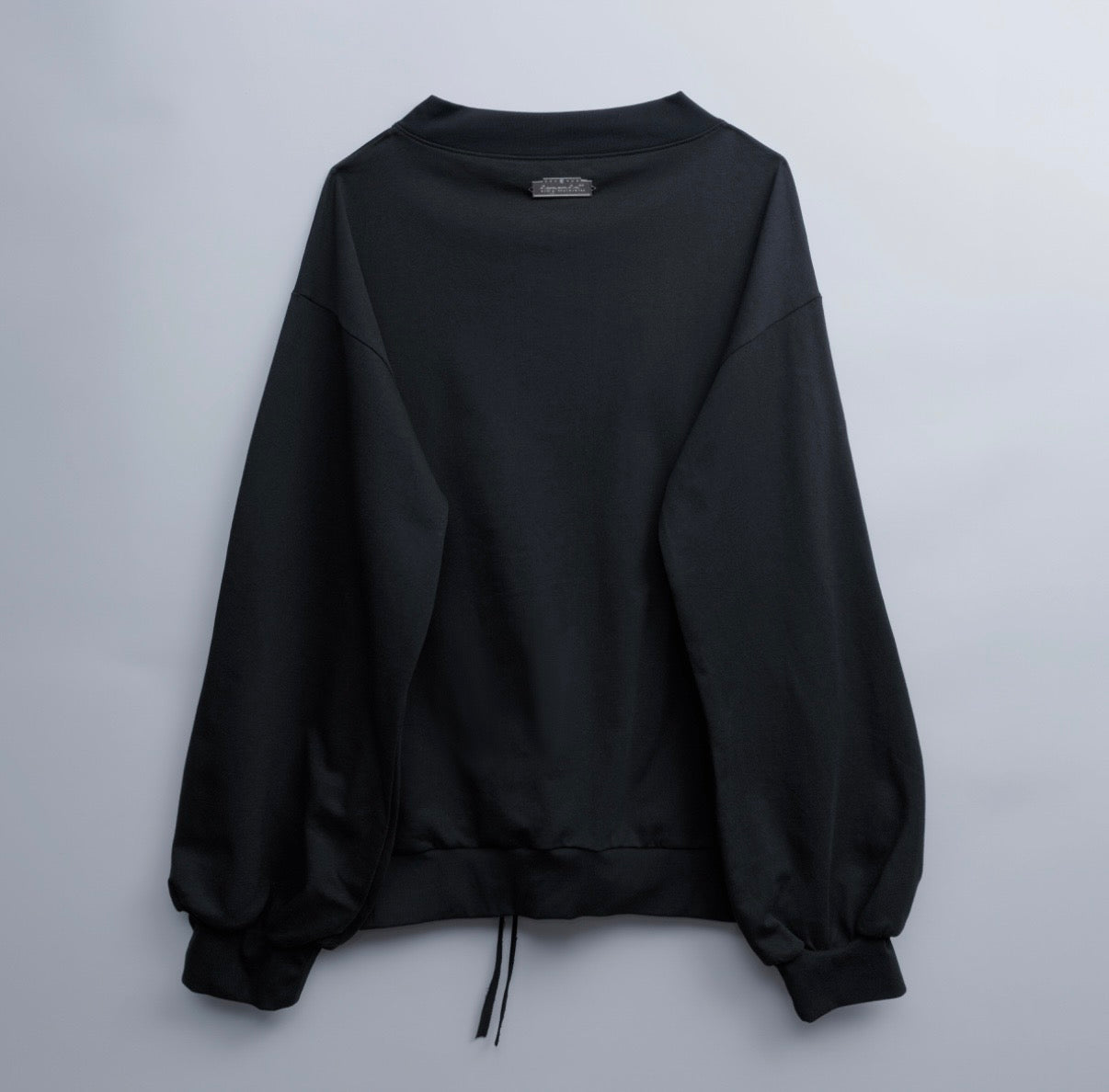 doll heart ribbon sweat black