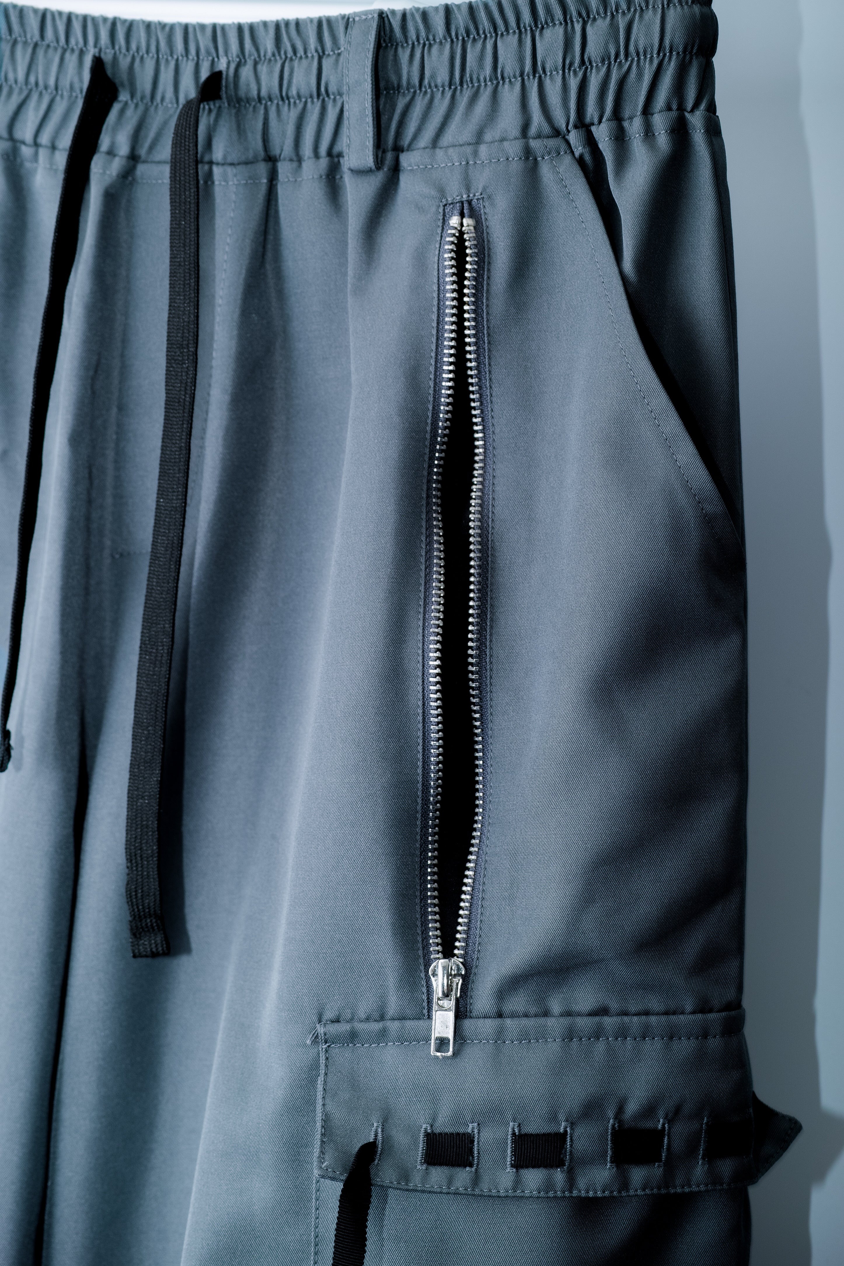dd zip cargo pants gray