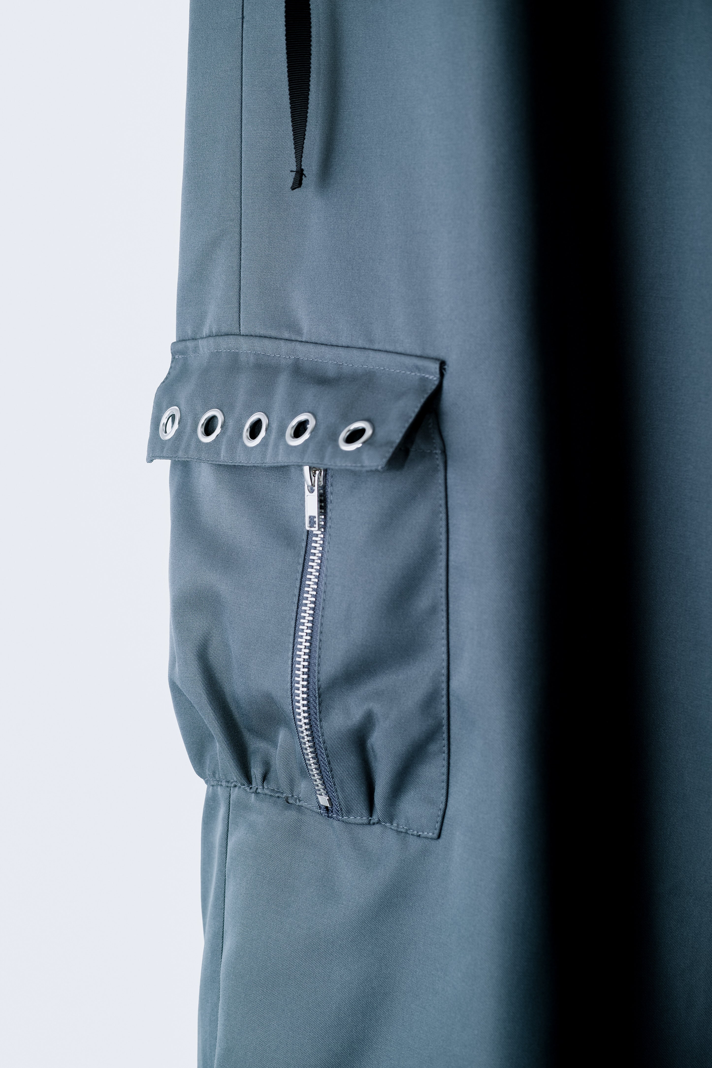 dd zip cargo pants gray