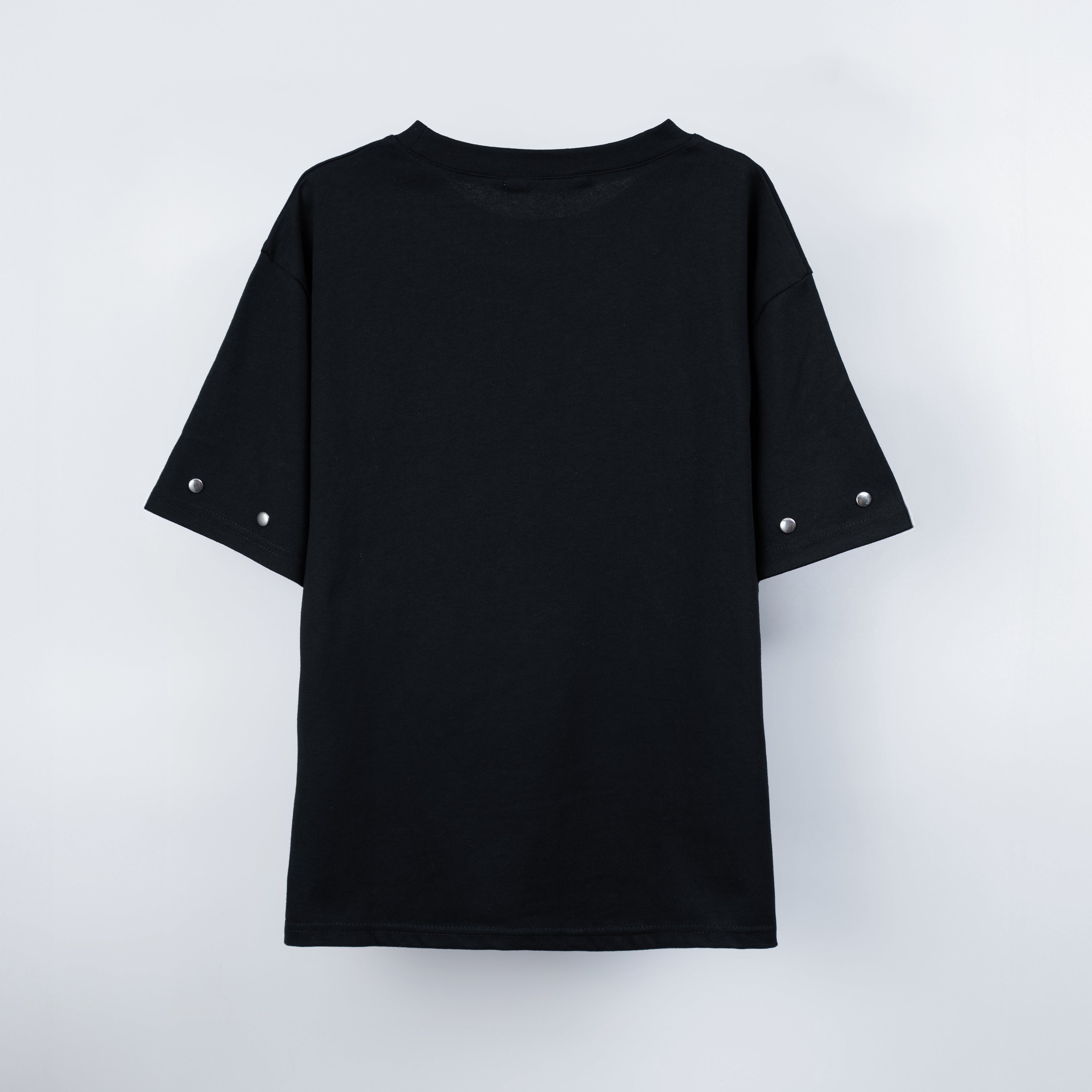 dd cat art studs Tee black