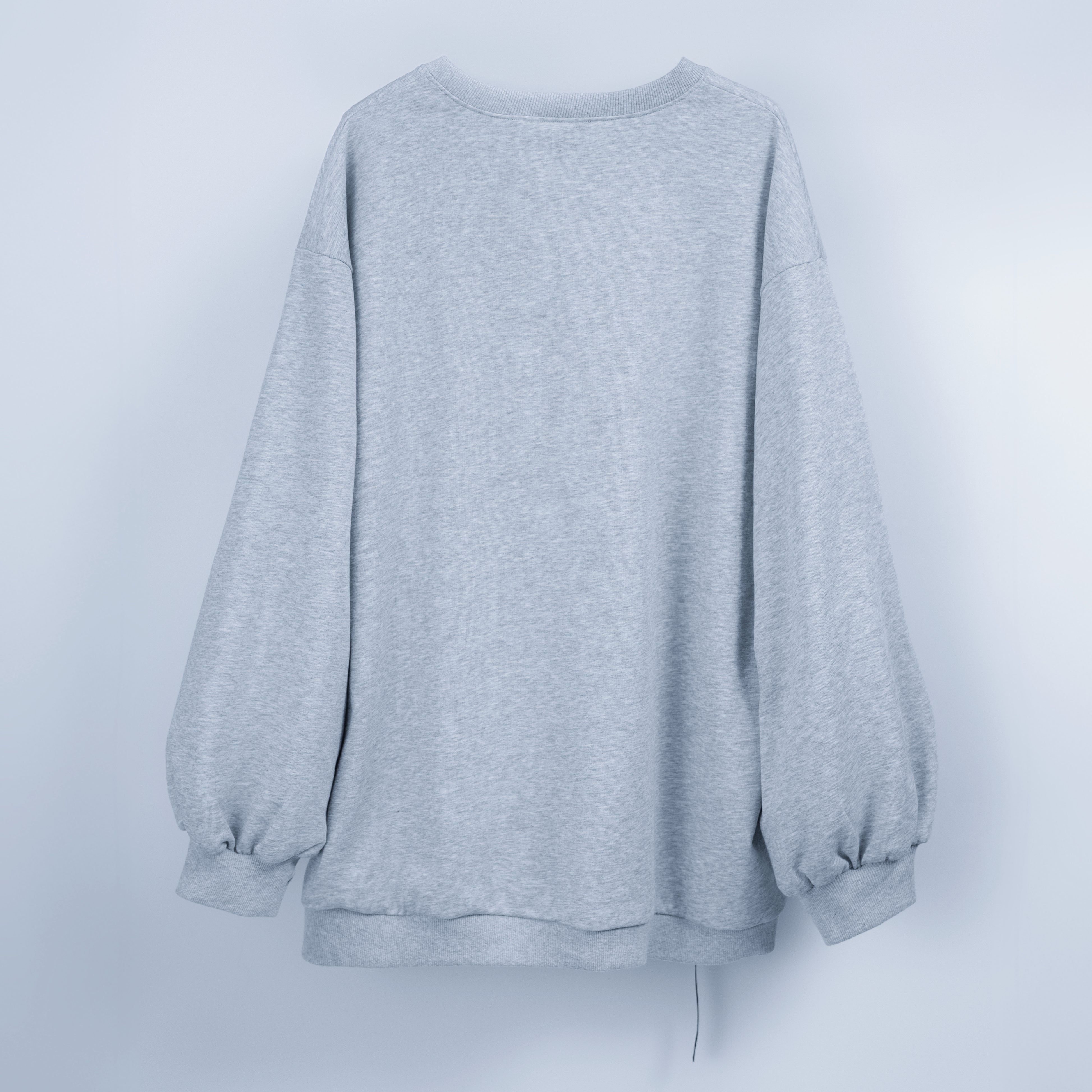 doll cat ribon sweat gray