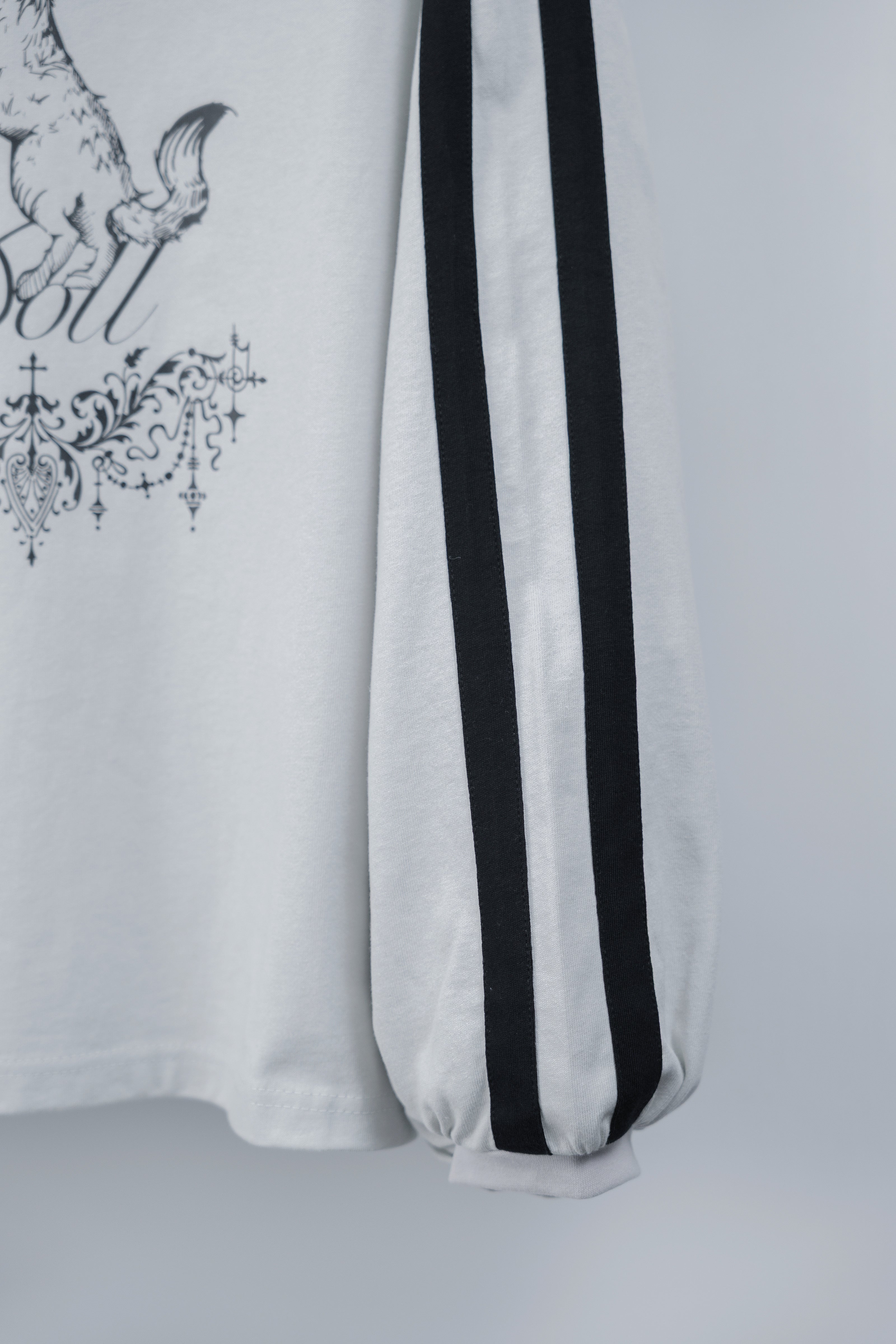 dd wolf crown line Tee gray