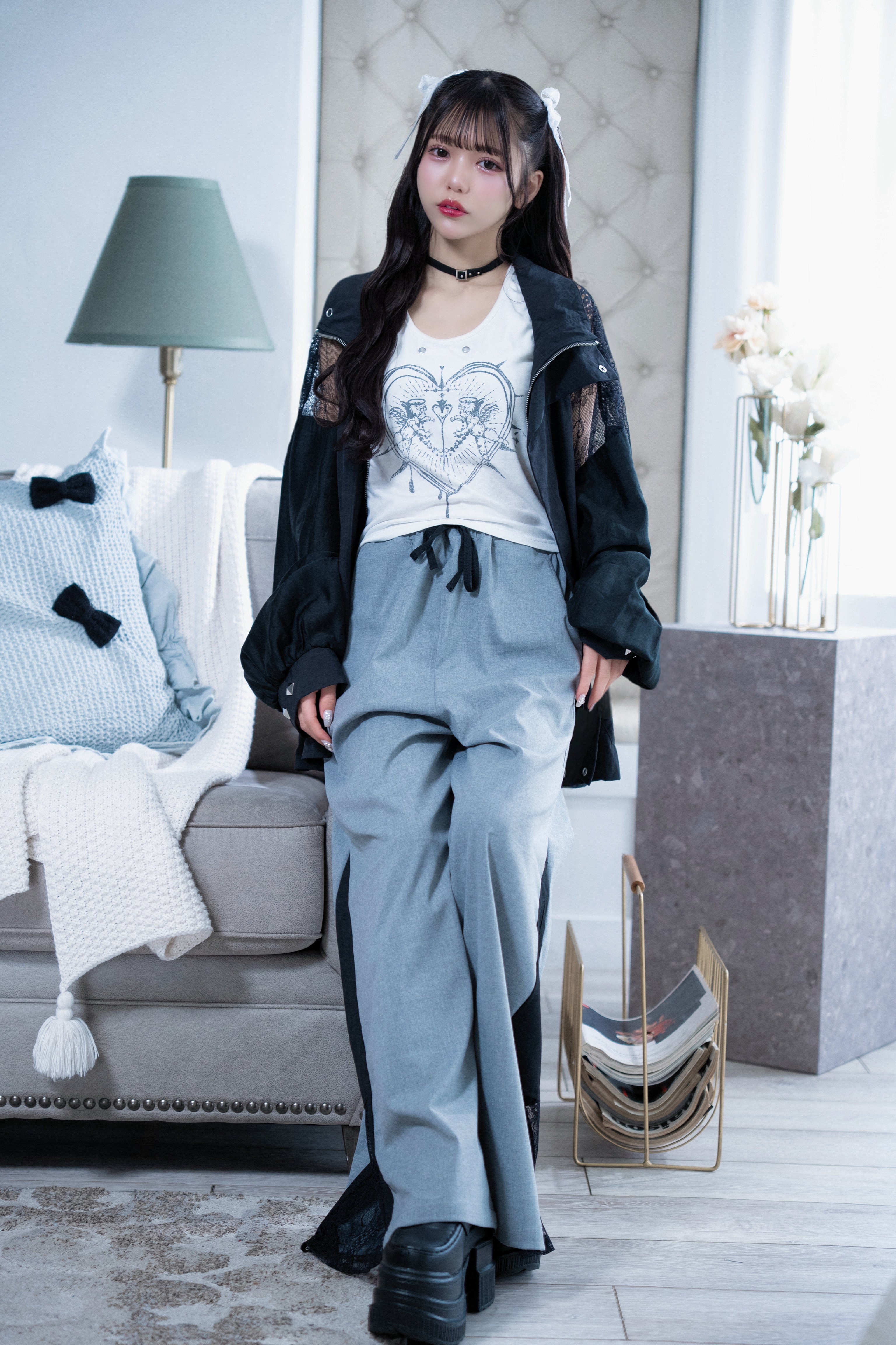 damage denim pants