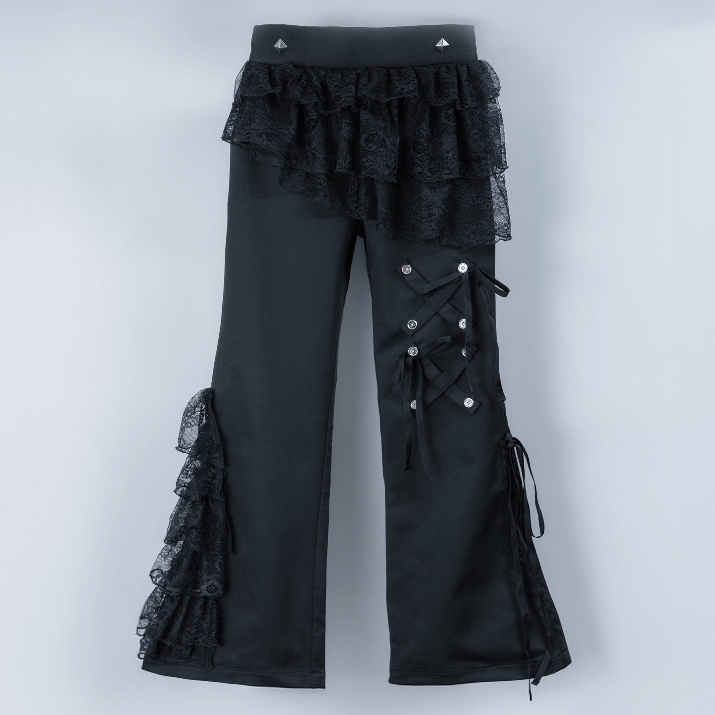 dd frill race flare pants