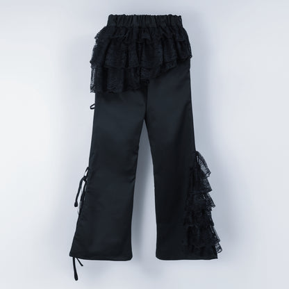 dd frill race flare pants