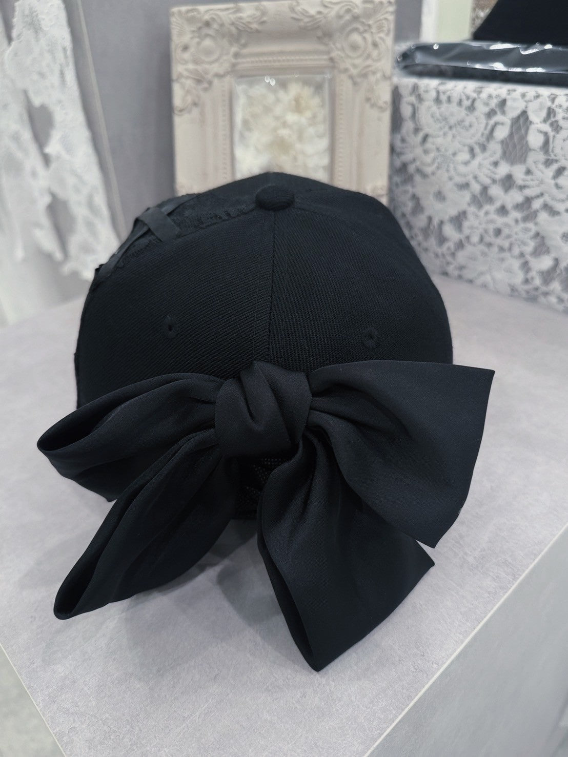 dd ribon lace cap