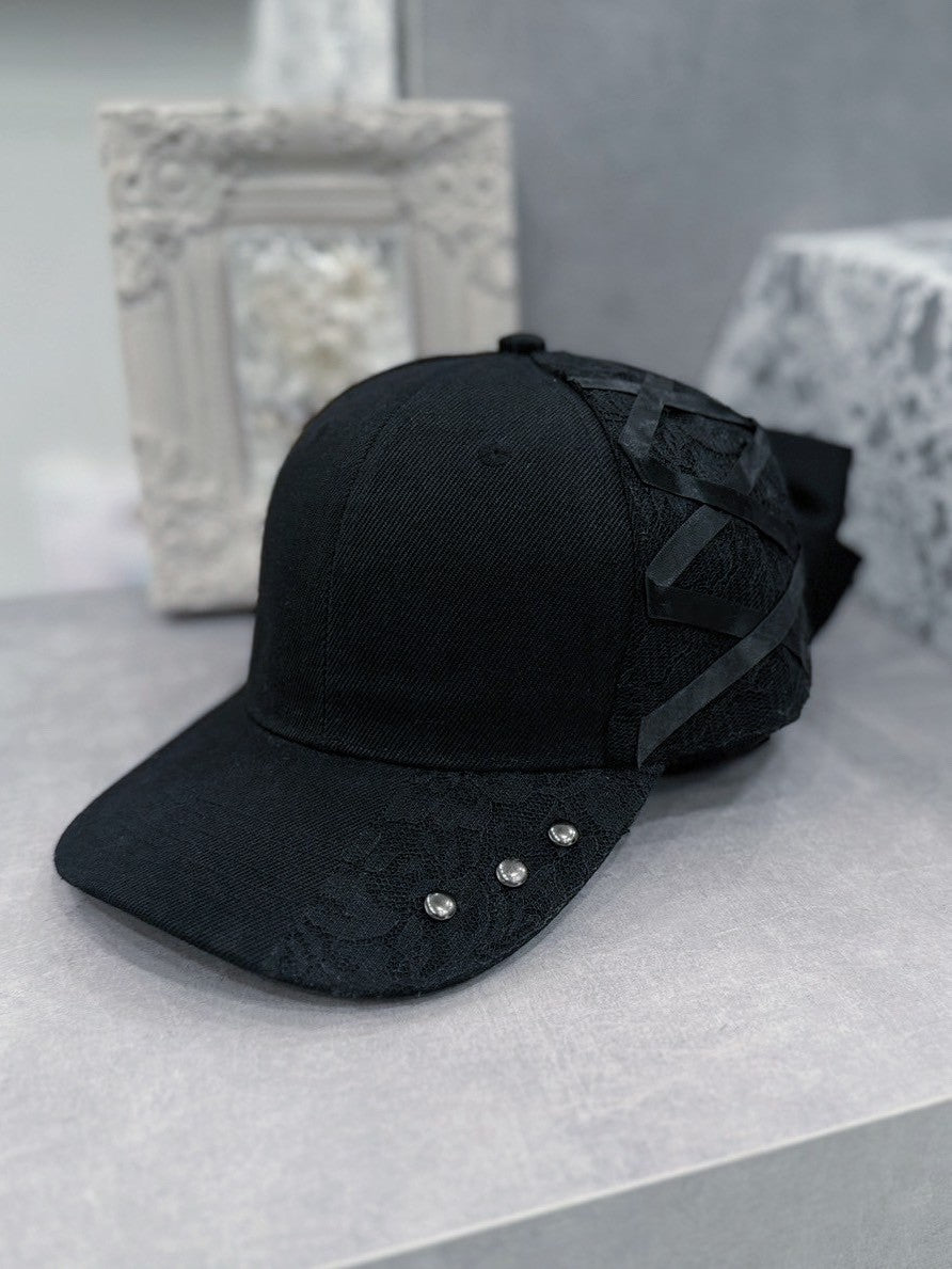 dd ribon lace cap