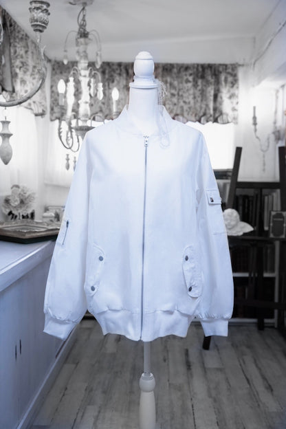 dd butterfly blouson white