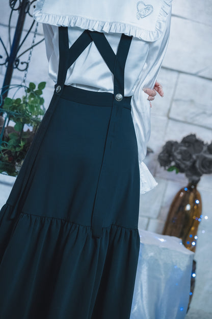 dd suspender skirt black