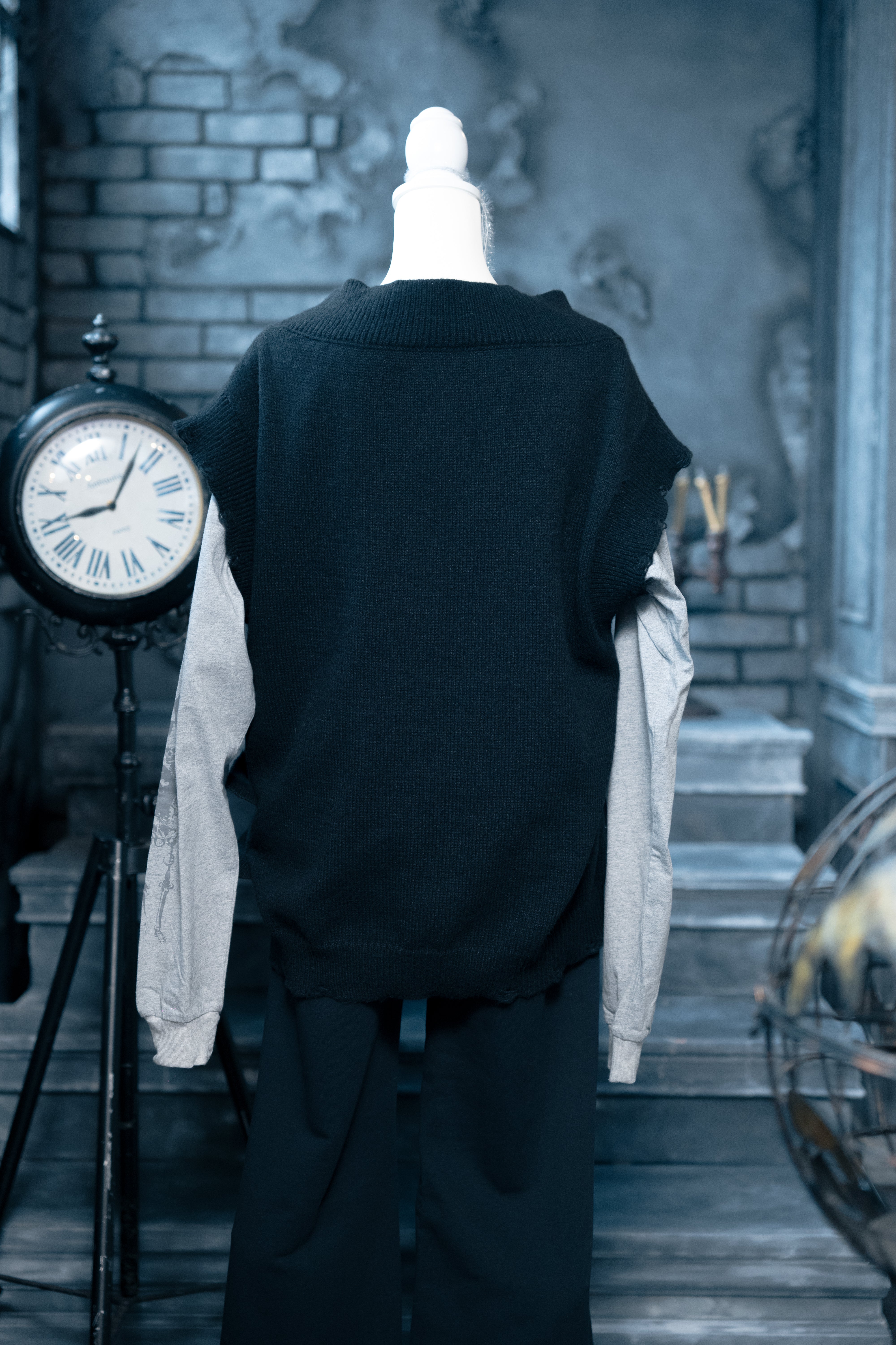 dd damage knit best black